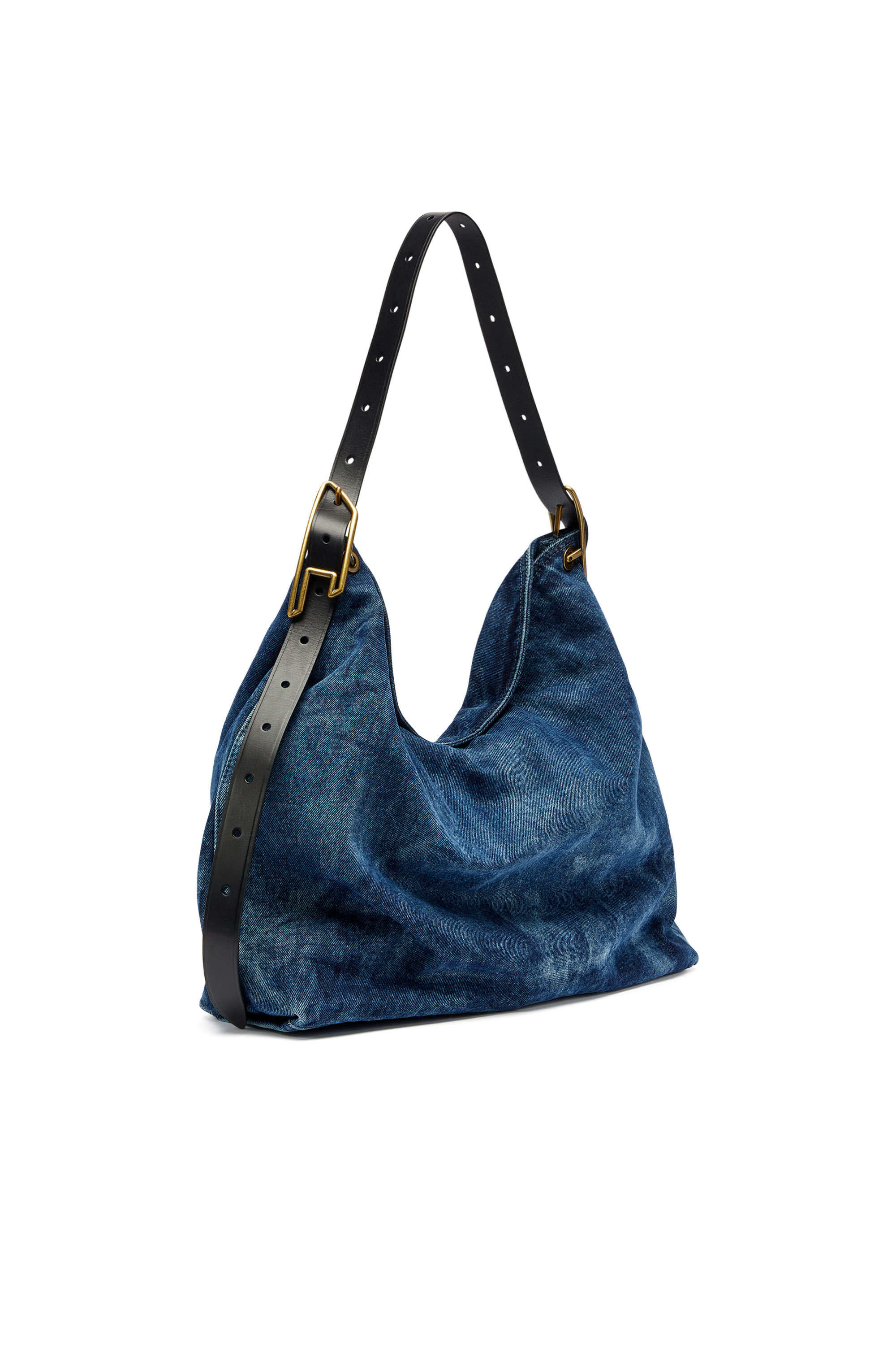 Women's D-Line-Denim hobo bag | Blue | Diesel