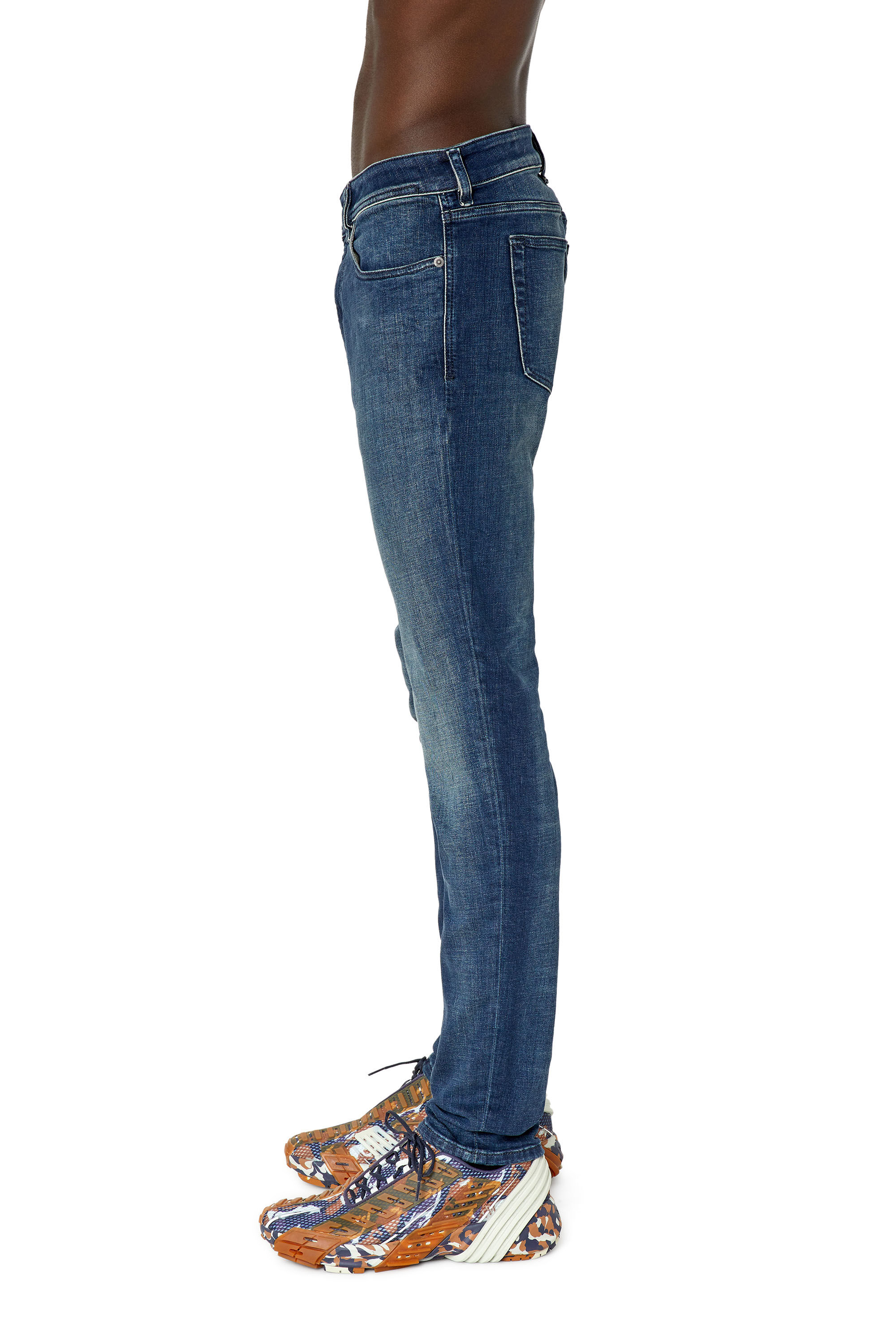 Diesel - Man's Skinny Jeans 1979 Sleenker 09F58, Dark Blue - 5
