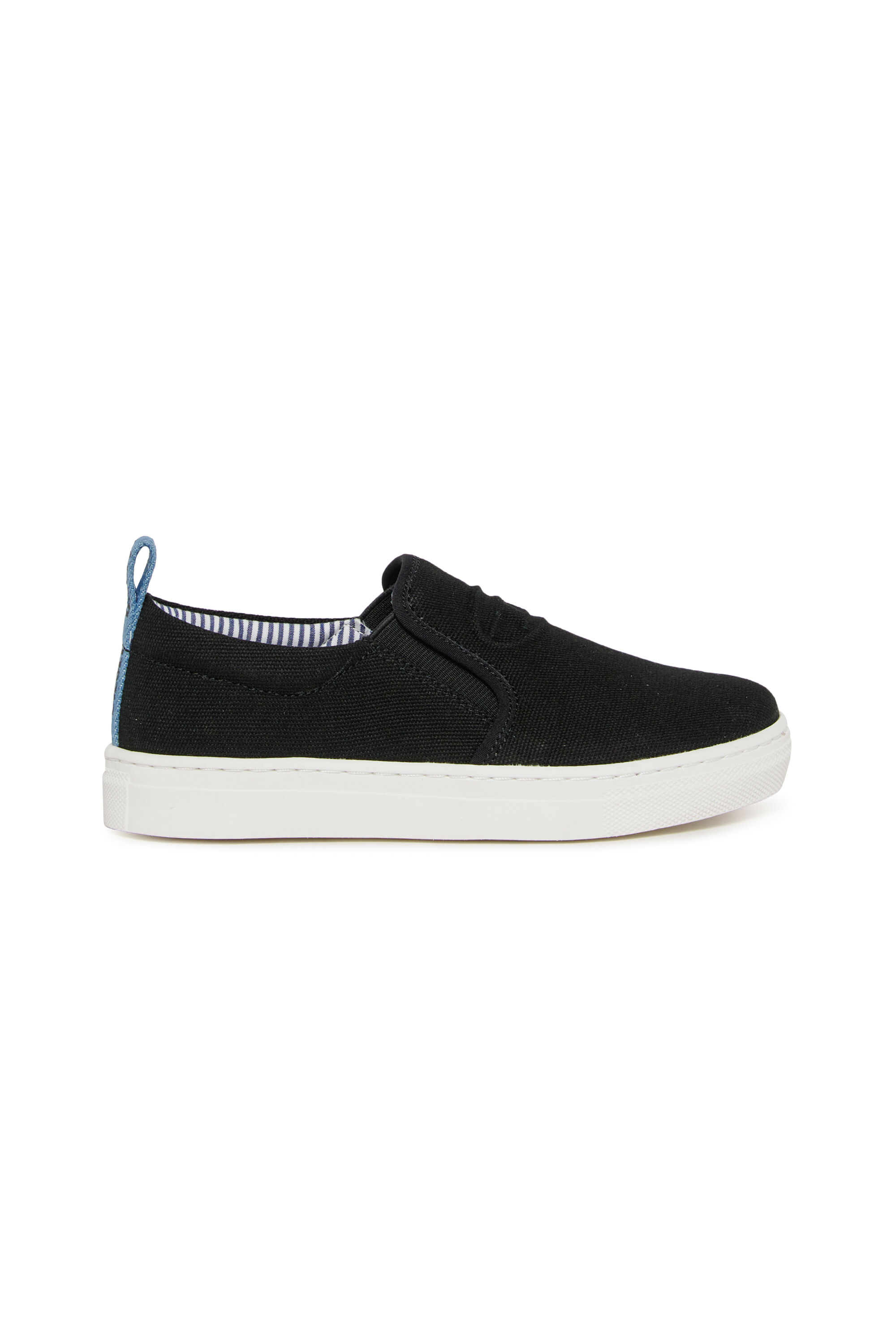Diesel - S-SLIPGAB, Unisex's S-SLIPGAB-Slip-on sneakers in cotton in Black - 1