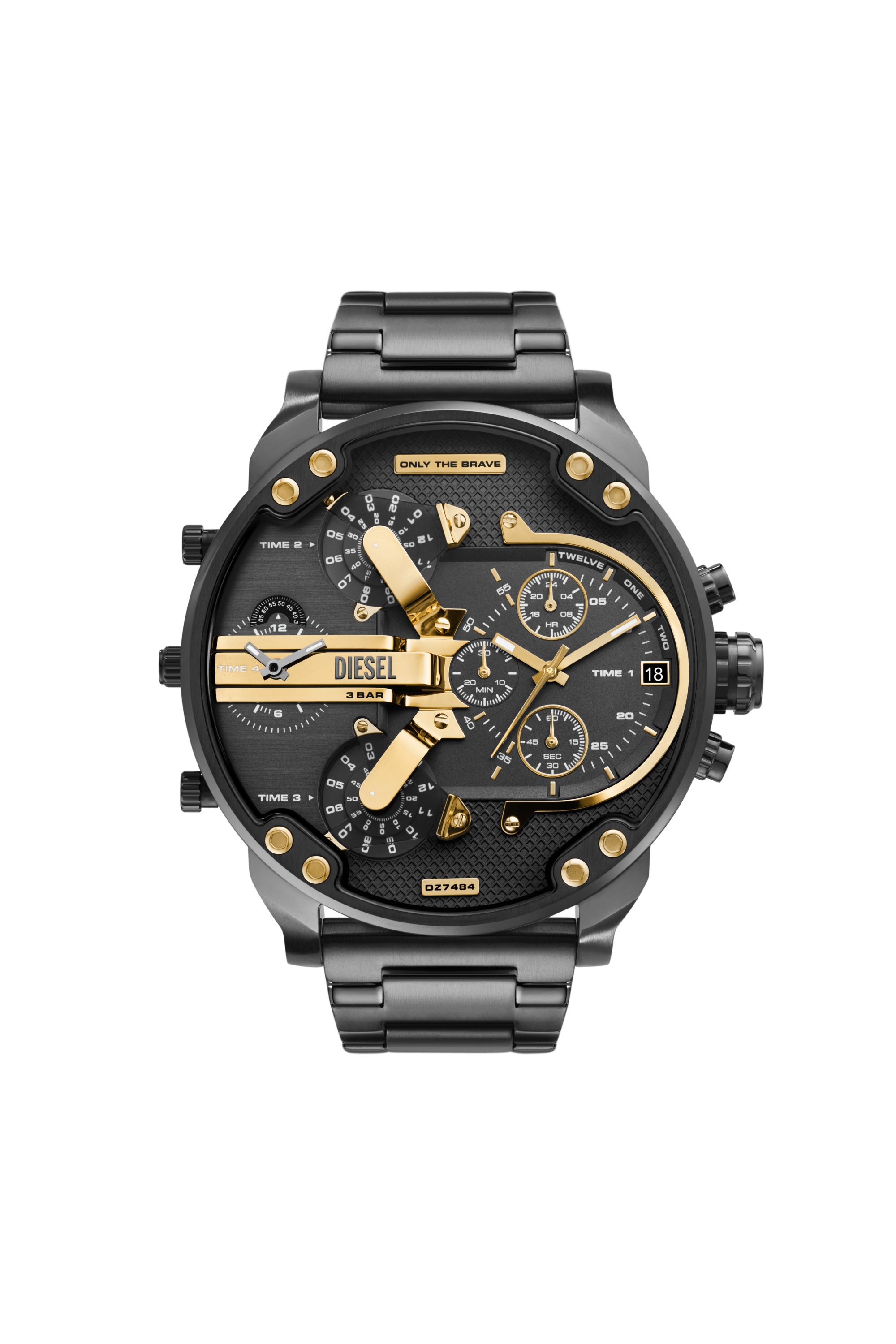 Men's Mr. Daddy Two-Tone Stainless Steel Watch | Grey | Diesel