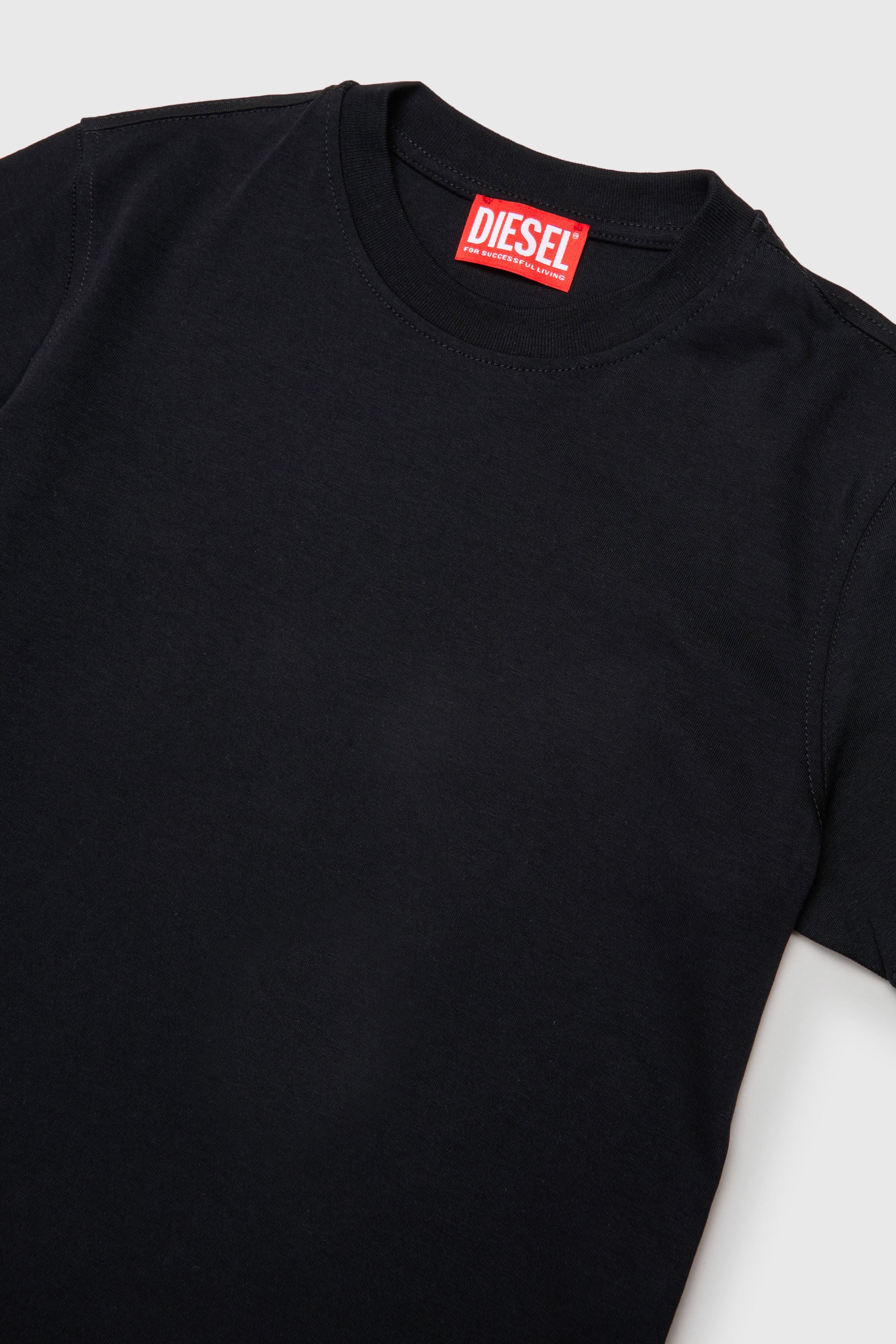 Diesel - TPRES, Man's T-shirt with cut-off logo in null - 3