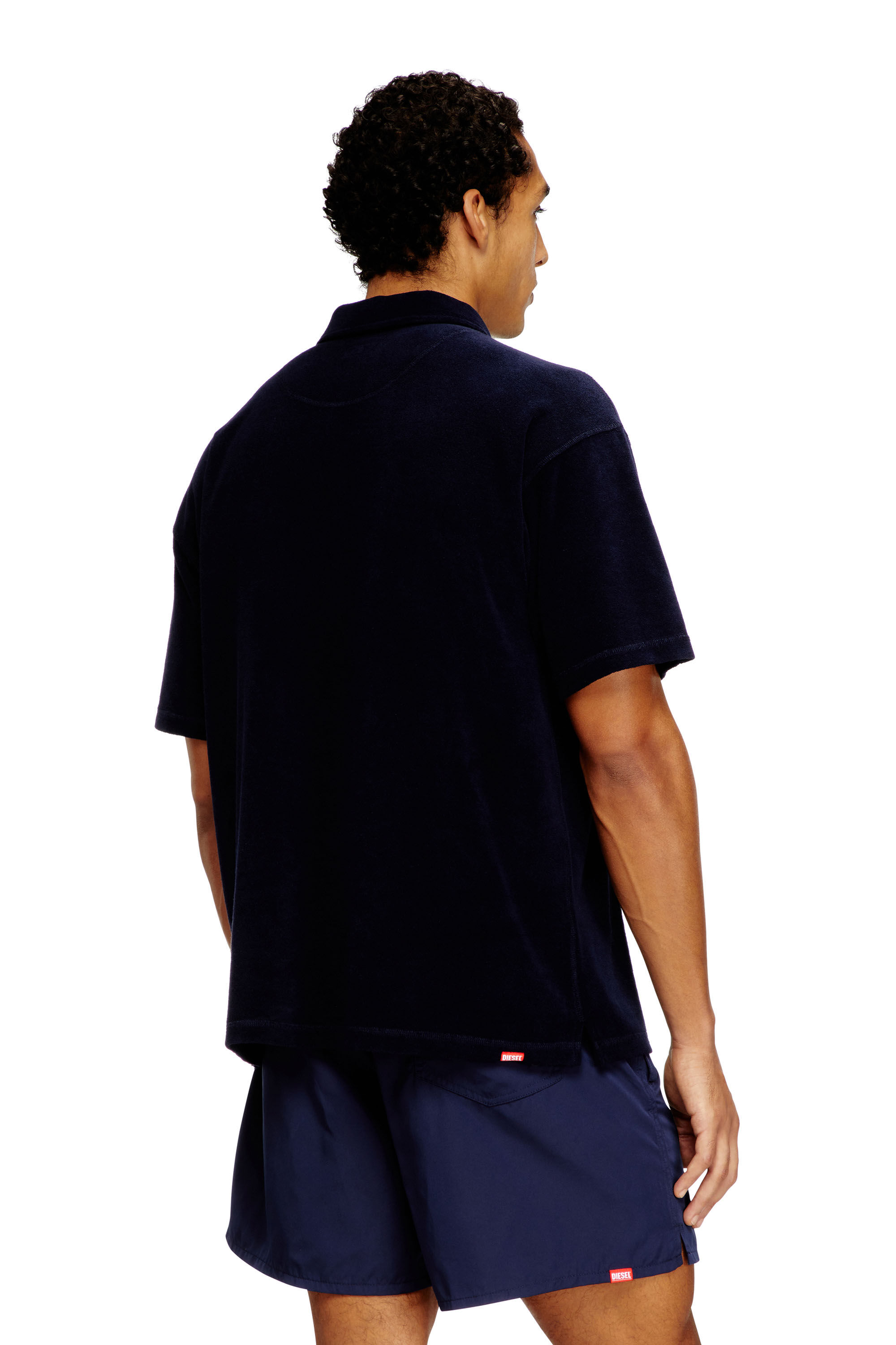 Diesel - JOSHUA-D-CORE, Man's Towelling cotton polo shirt in null - 3