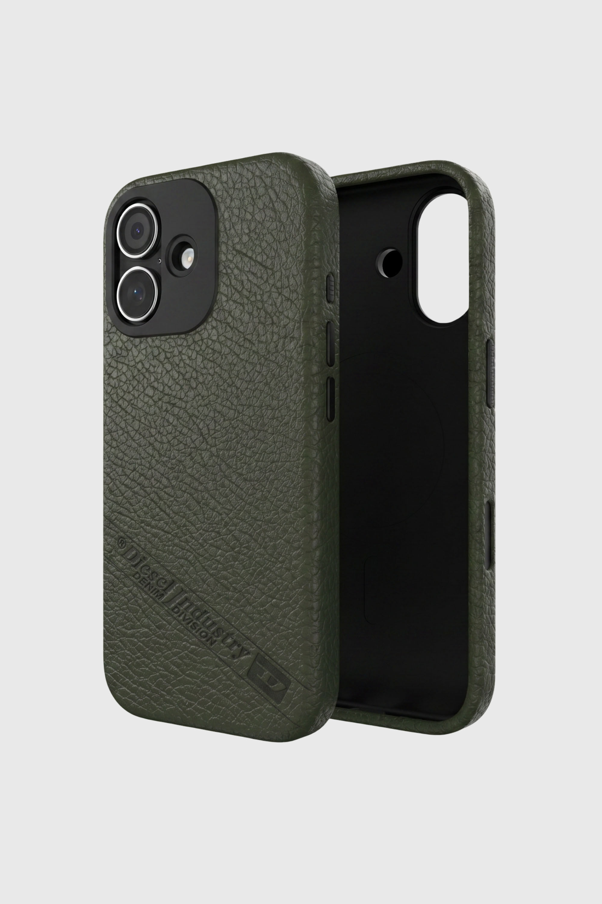 Diesel - 60646 MOULDED CASE, Unisex's Flag D case with MagSafe for iPhone 17 in Dark Green - 1