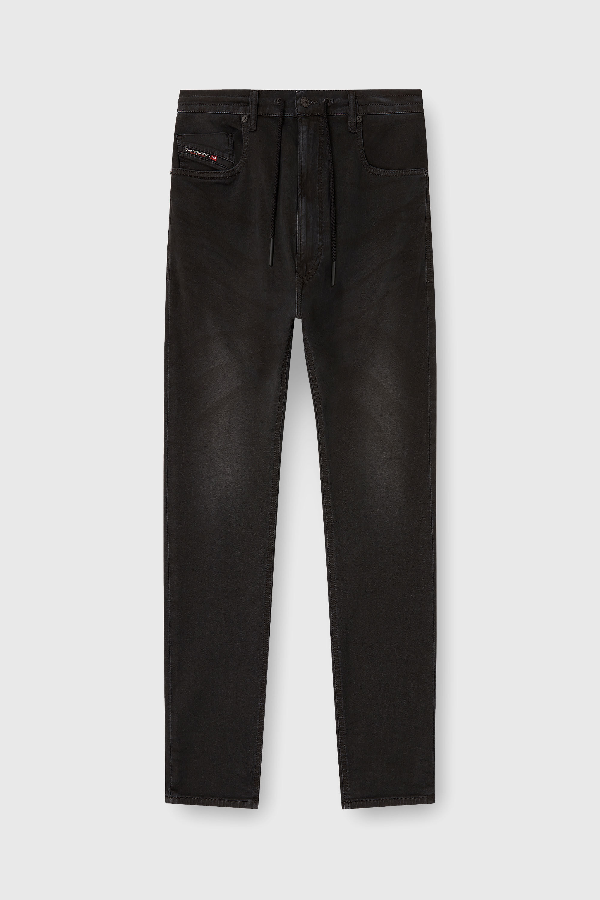 Diesel - Man's Regular 2032 D-Krooley Joggjeans&reg; 0670M, Black - 4