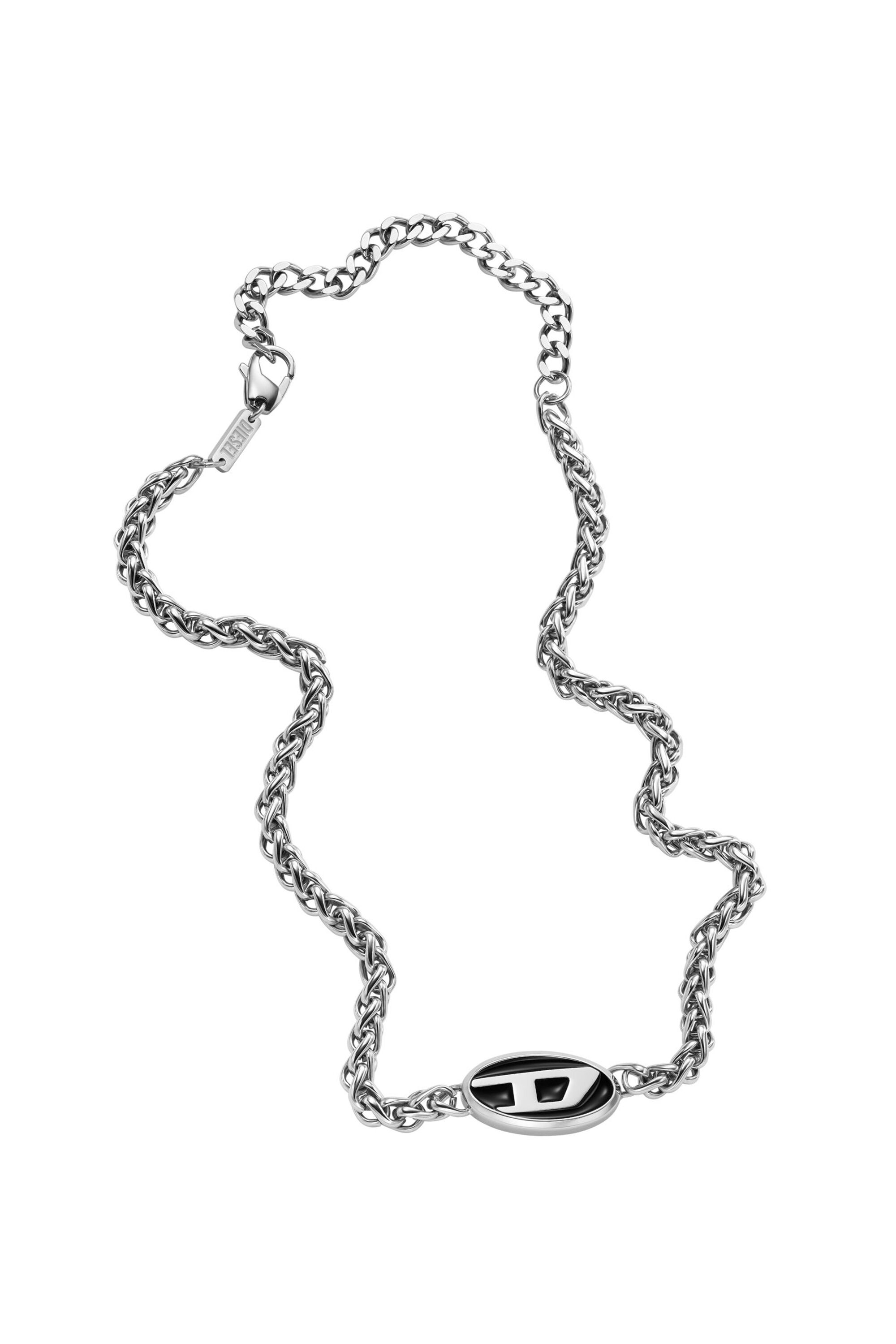 ディーゼル　ネックレス　STEEL NECKLACE DX1470040 DX1470040 | Diesel Chooker Necklace Steel D-Logo
