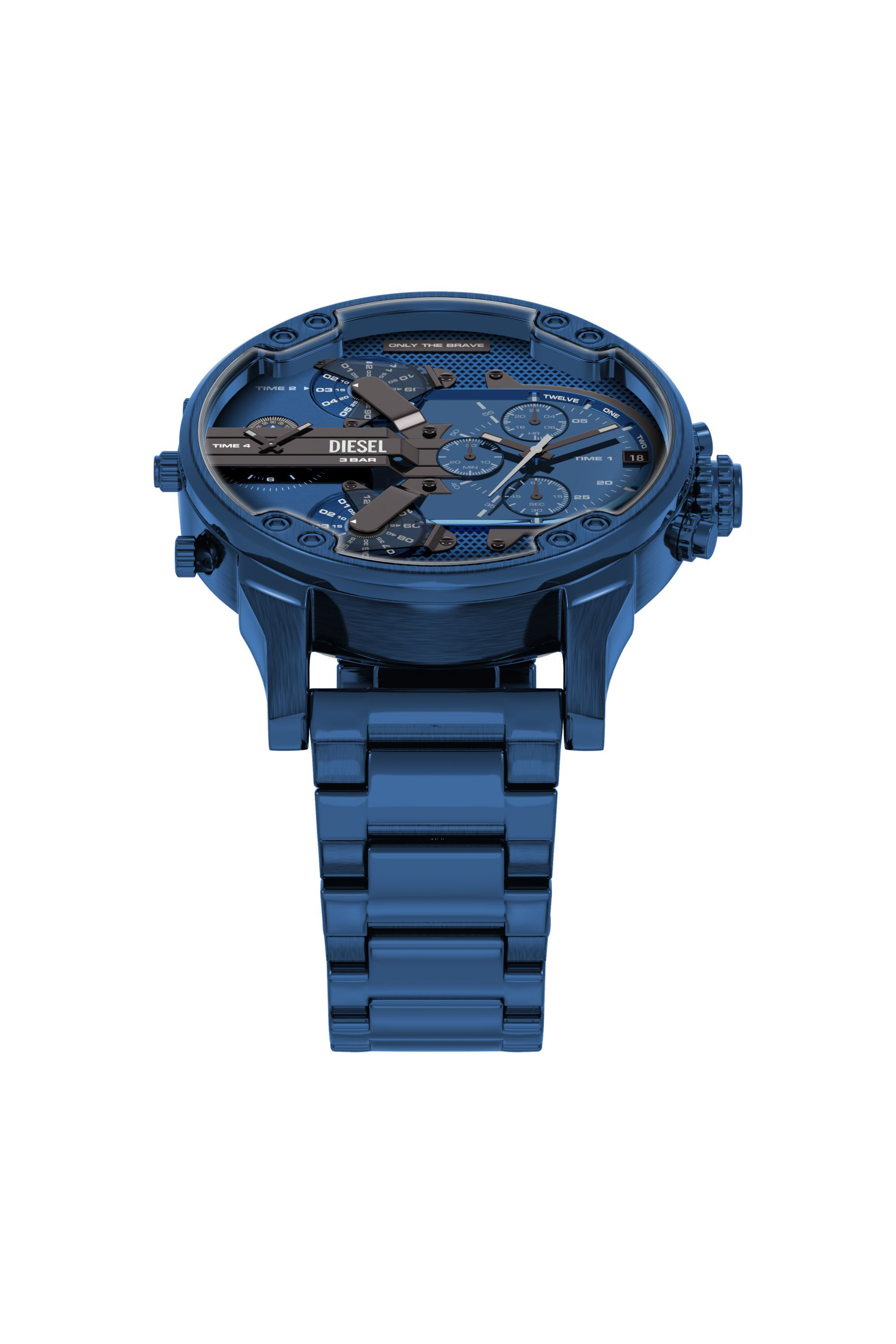 Men's Mr. Daddy 2.0 Blue Stainless Steel Watch | Blue | Diesel