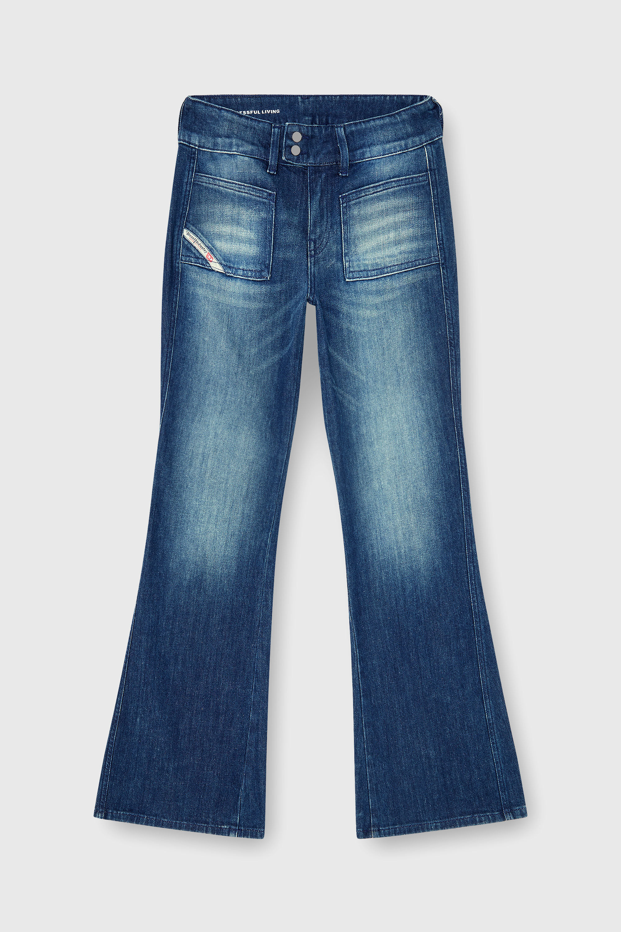 Diesel - Woman's Bootcut Jeans D-Hush 0KBBR, Dark Blue - 6
