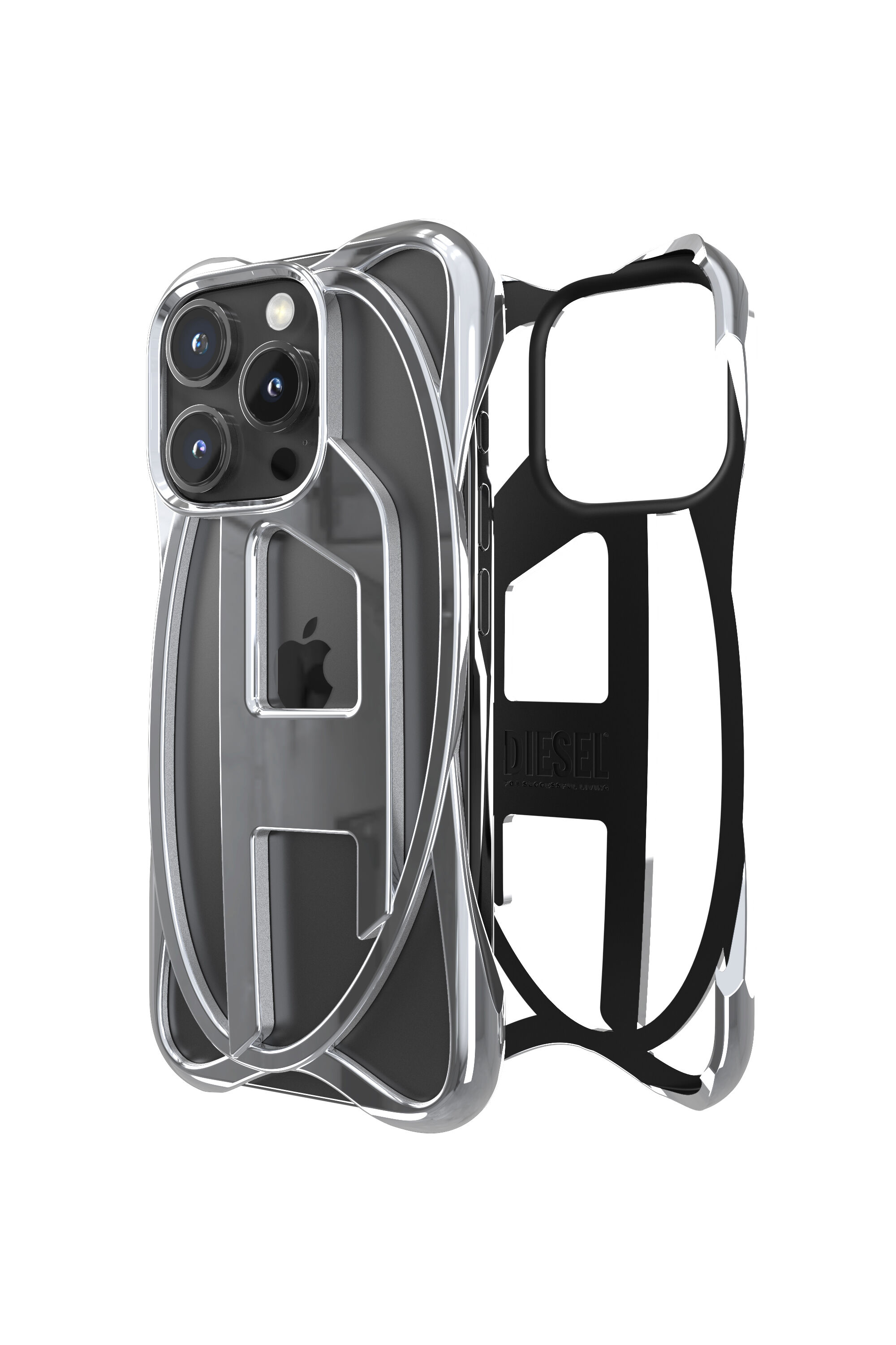 iPhoneアクセサリー DIESEL CAGED D CASE iPhone 16 Pro Women's Caged D Case iPhone 16 Pro | Grey | Diesel