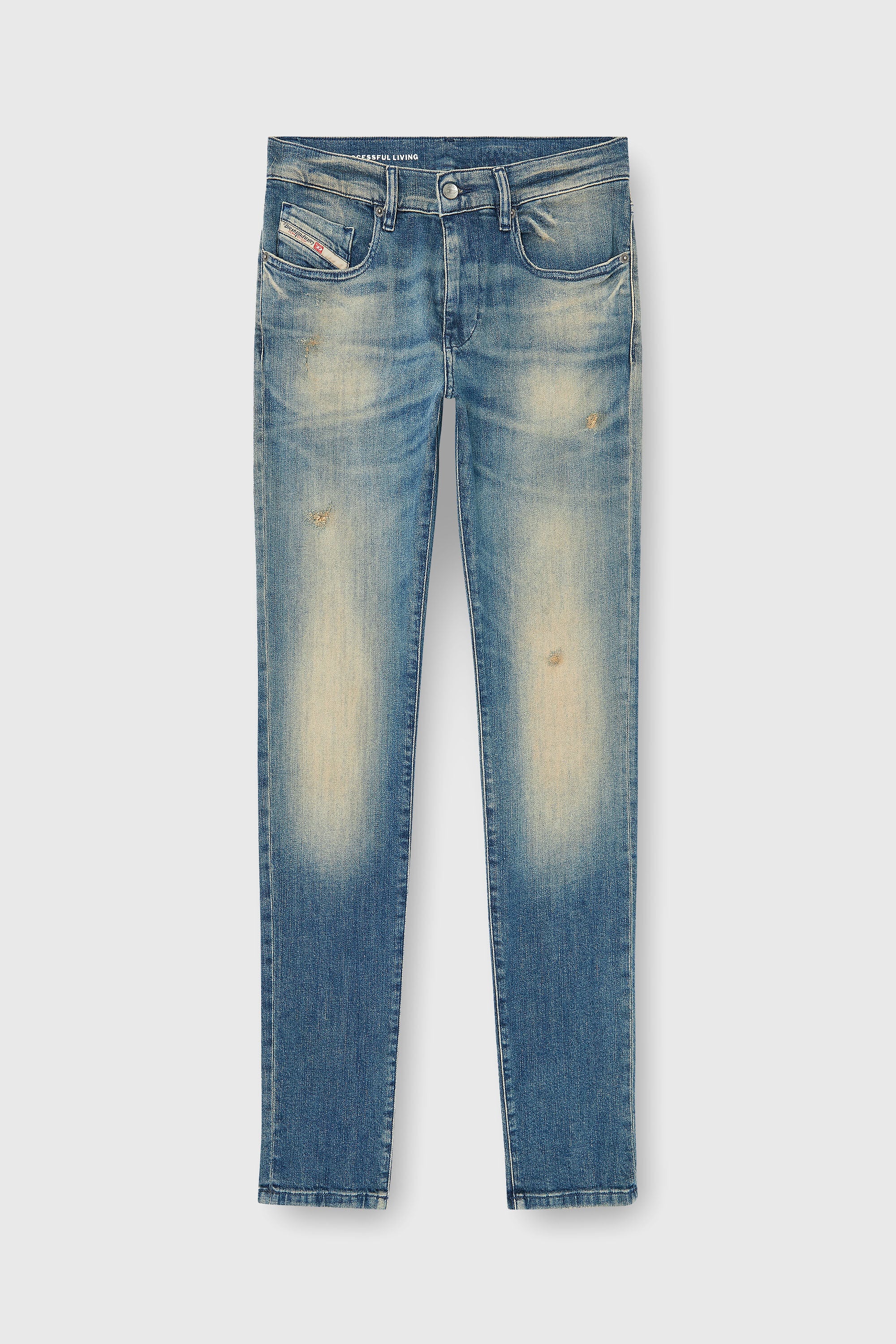 Diesel - Man's Slim Jeans 2019 D-Strukt 0KBBW, Medium blue - 6