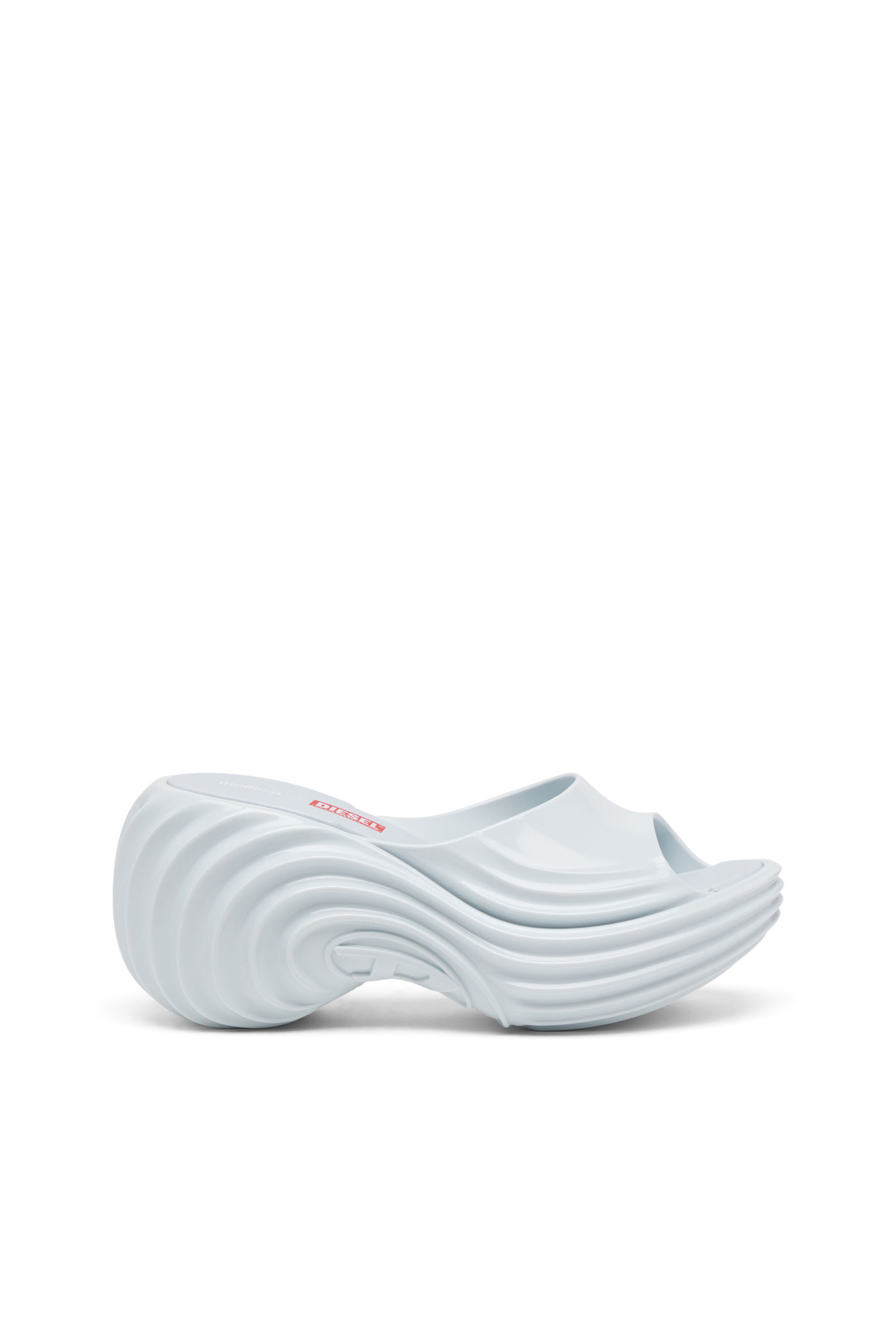 DIESEL | がじゅまる Women's Platform mule in Melflex® | Blue | Diesel