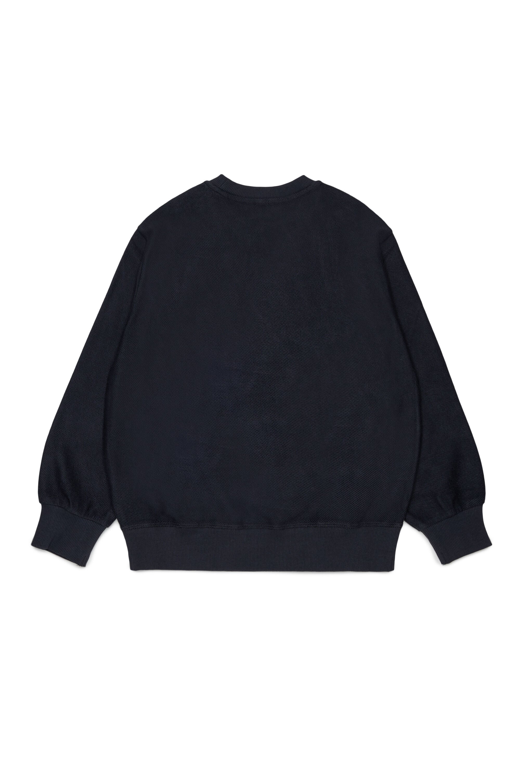 Diesel - SFRIT OVER, Man's Sweatshirt with streaks and Oval D logo in Black - 2