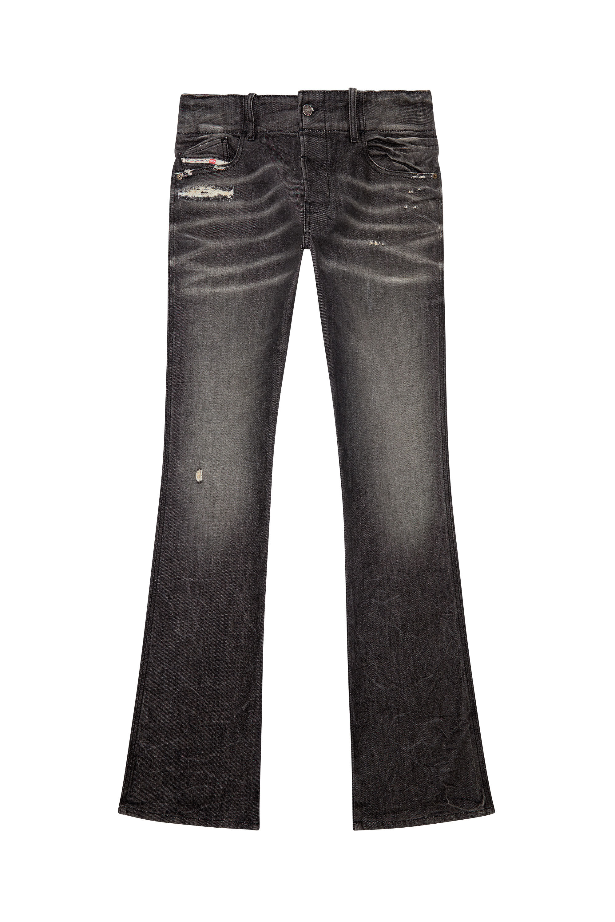 Diesel - Bootcut Jeans D-Backler 09H51, Black/Dark grey - Image 2