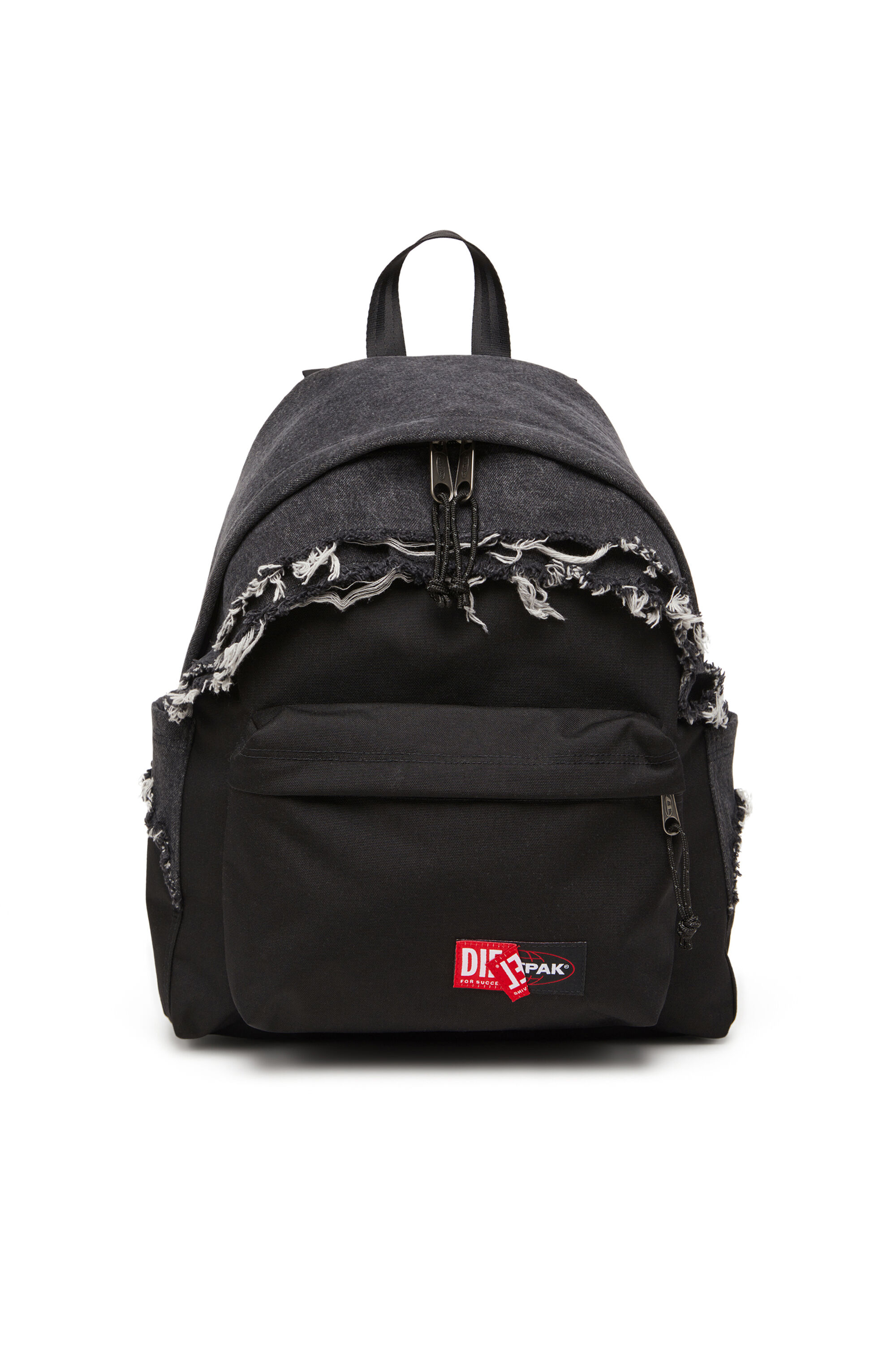 Women's Backpack in destroyed denim and CORDURA® | Black | Diesel