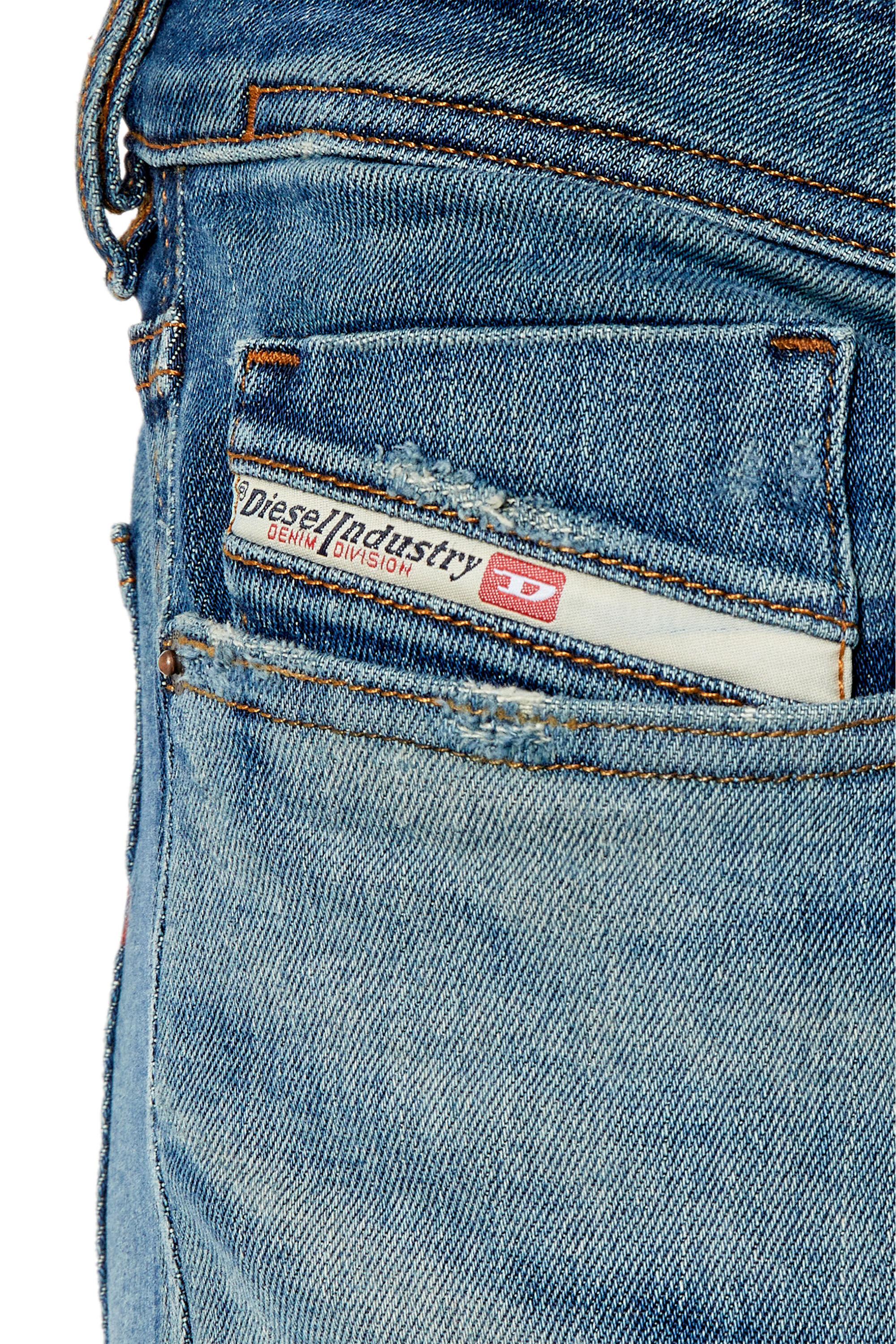 Diesel - 1979 Sleenker 0NFAM Skinny Jeans, Medium blue - Image 6