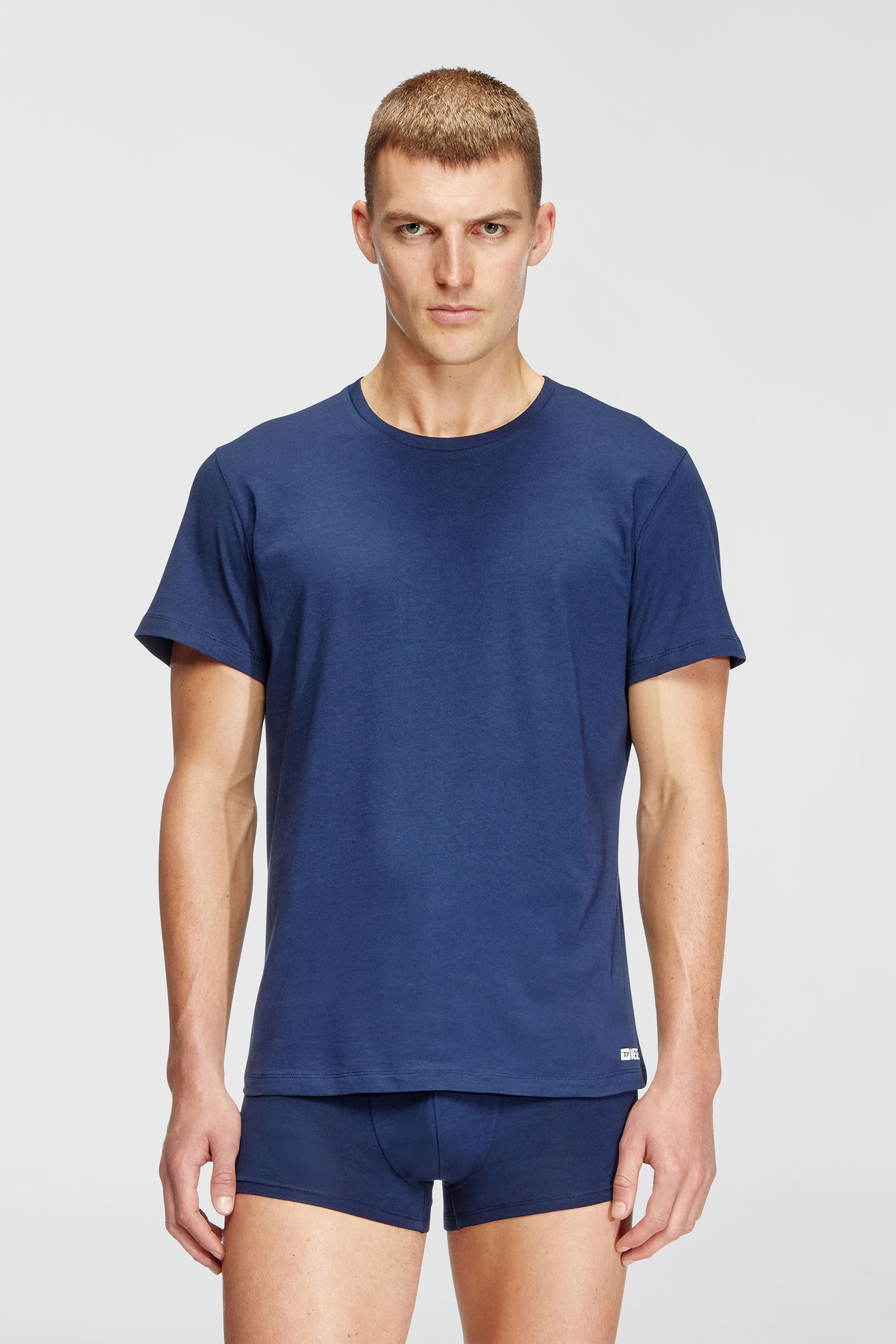 Diesel - RANDAL-D-BOX-3PACK, Man's Three-pack of T-shirts in Blue/White - 3