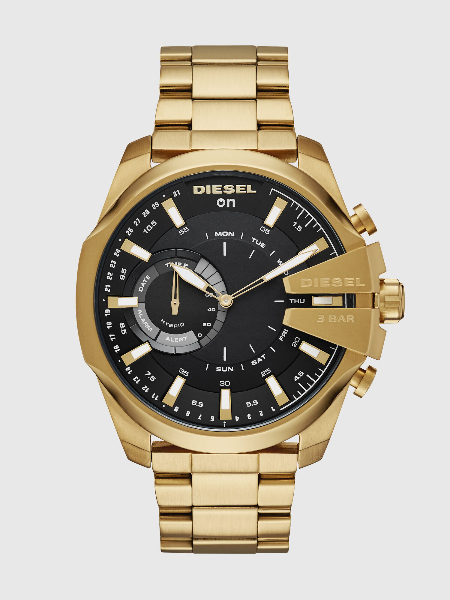 DT1013 Man Mega Chief Hybrid gold tone hybrid smartwatch Diesel