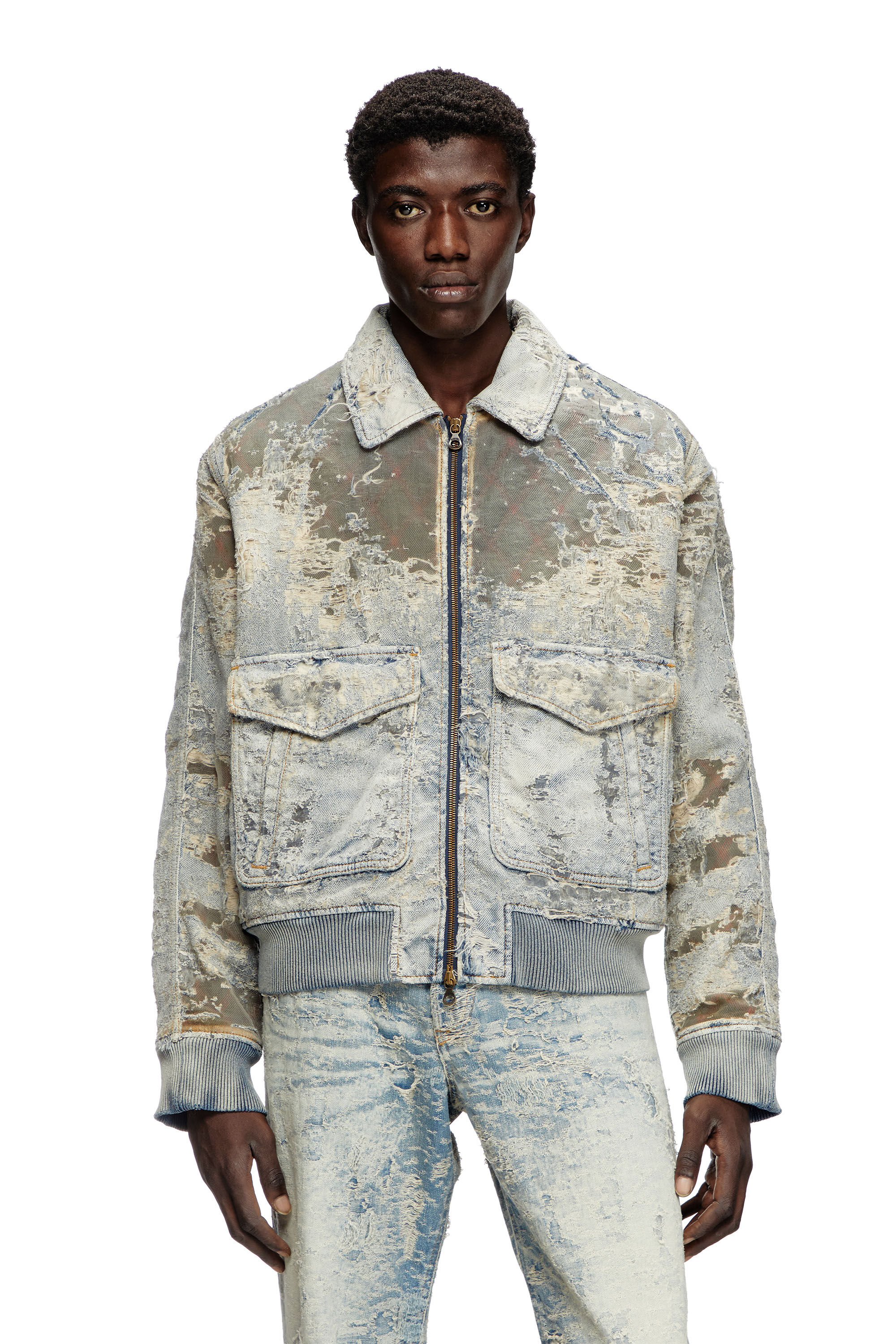 Diesel aviator jacket store