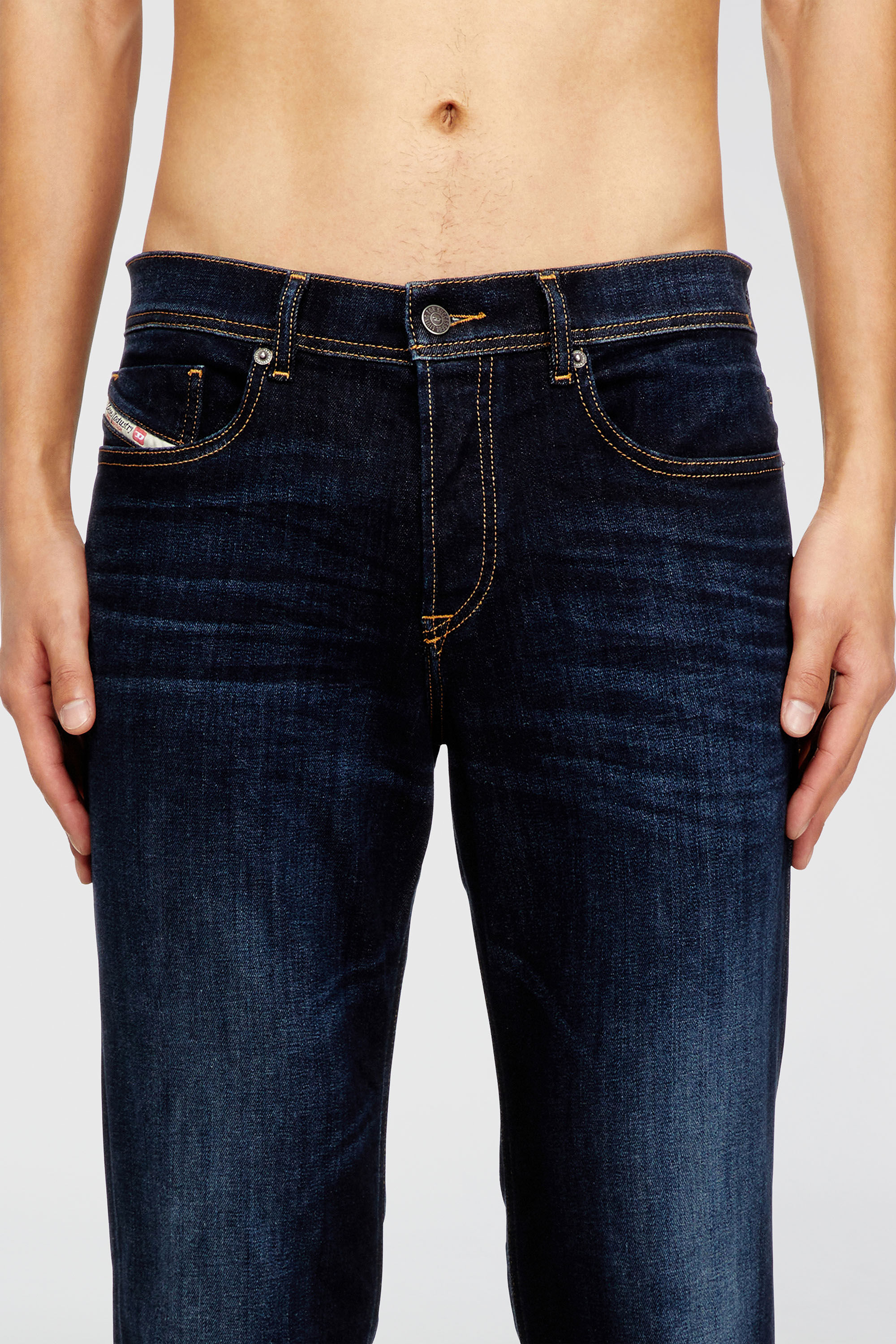 Diesel - Man's Regular Jeans 2023 D-Finitive 009ZS, Dark Blue - 5