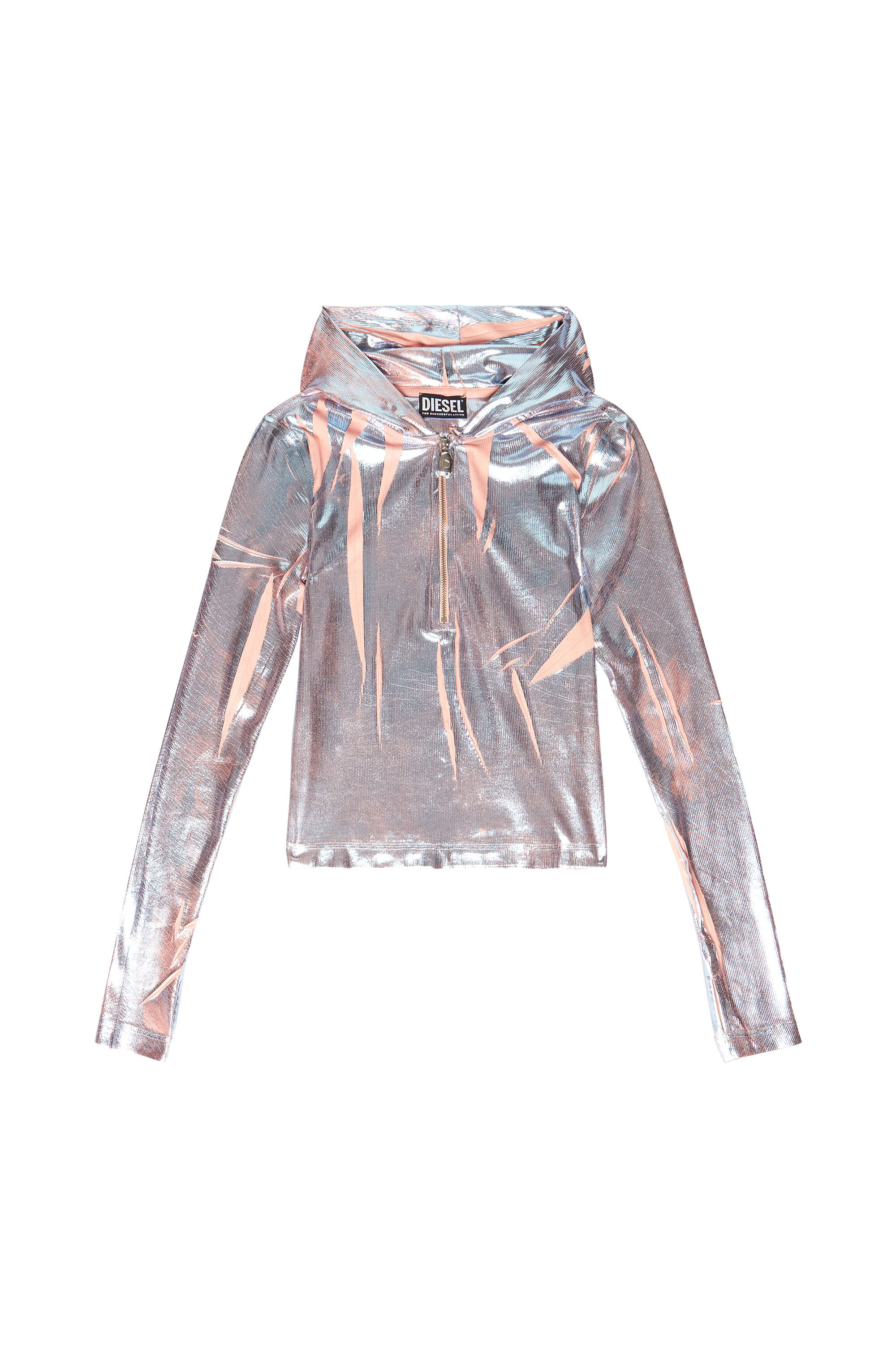 Diesel - T-CLED-HOOD, Silver - Image 2