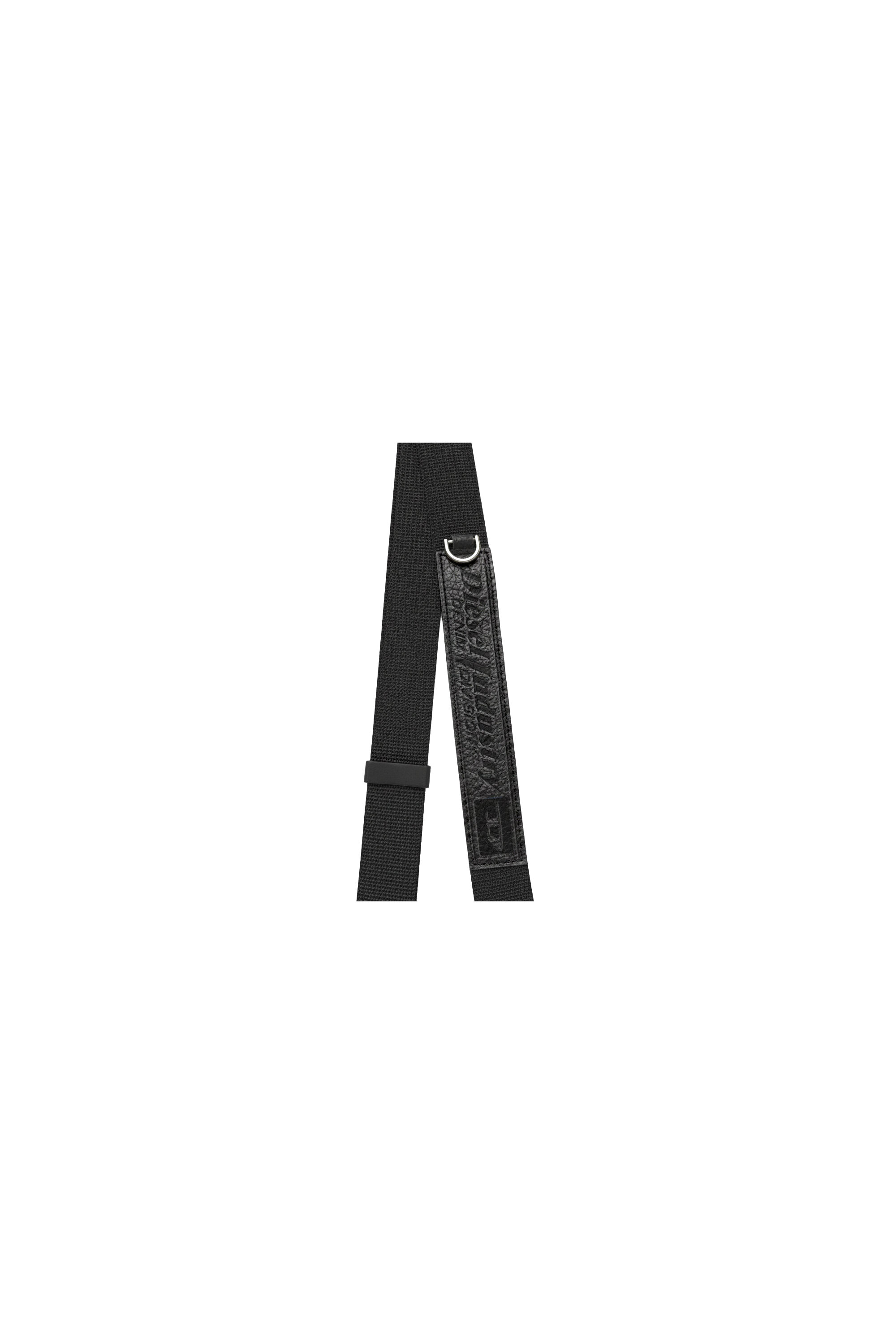 Diesel - 60658 UNIVERSAL STRAP, Unisex's Flag D necklace phone crossbody strap in Black - 3