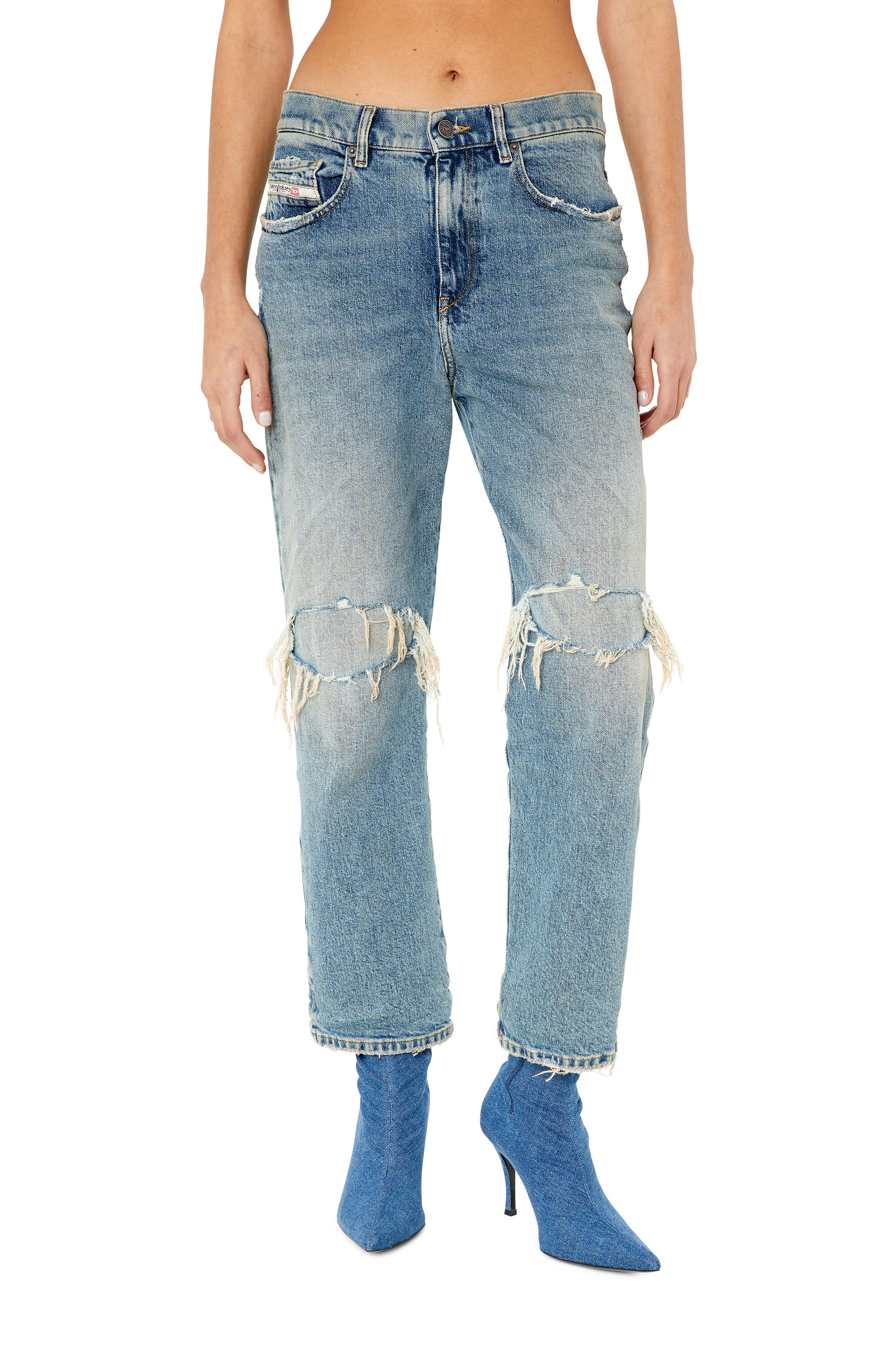 Diesel - 2016 D-Air 007M8 Boyfriend Jeans, Medium blue - Image 3