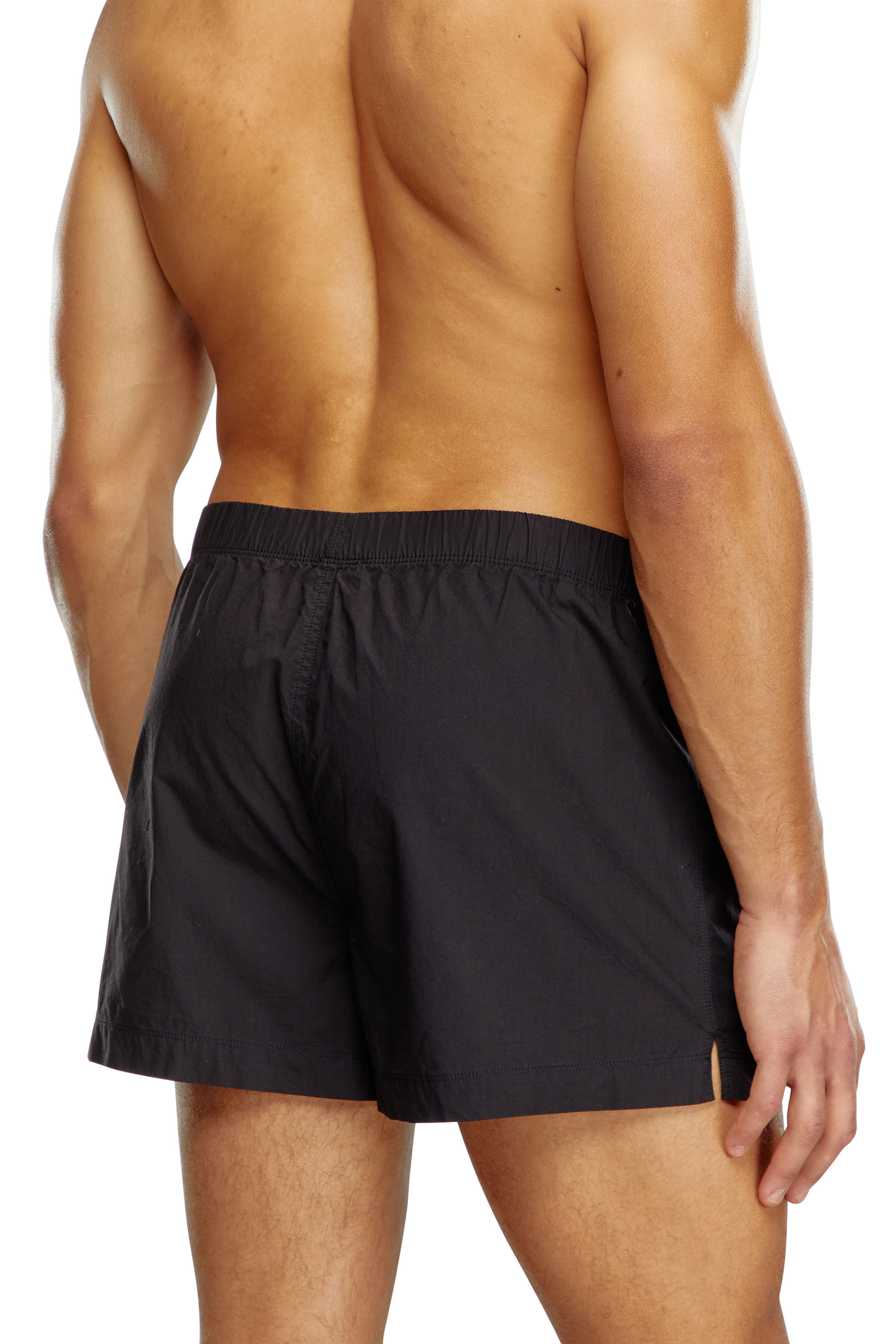 Diesel - UUBX-STARK, Unisex's Plain boxers with Oval D embroidery in Black - 4