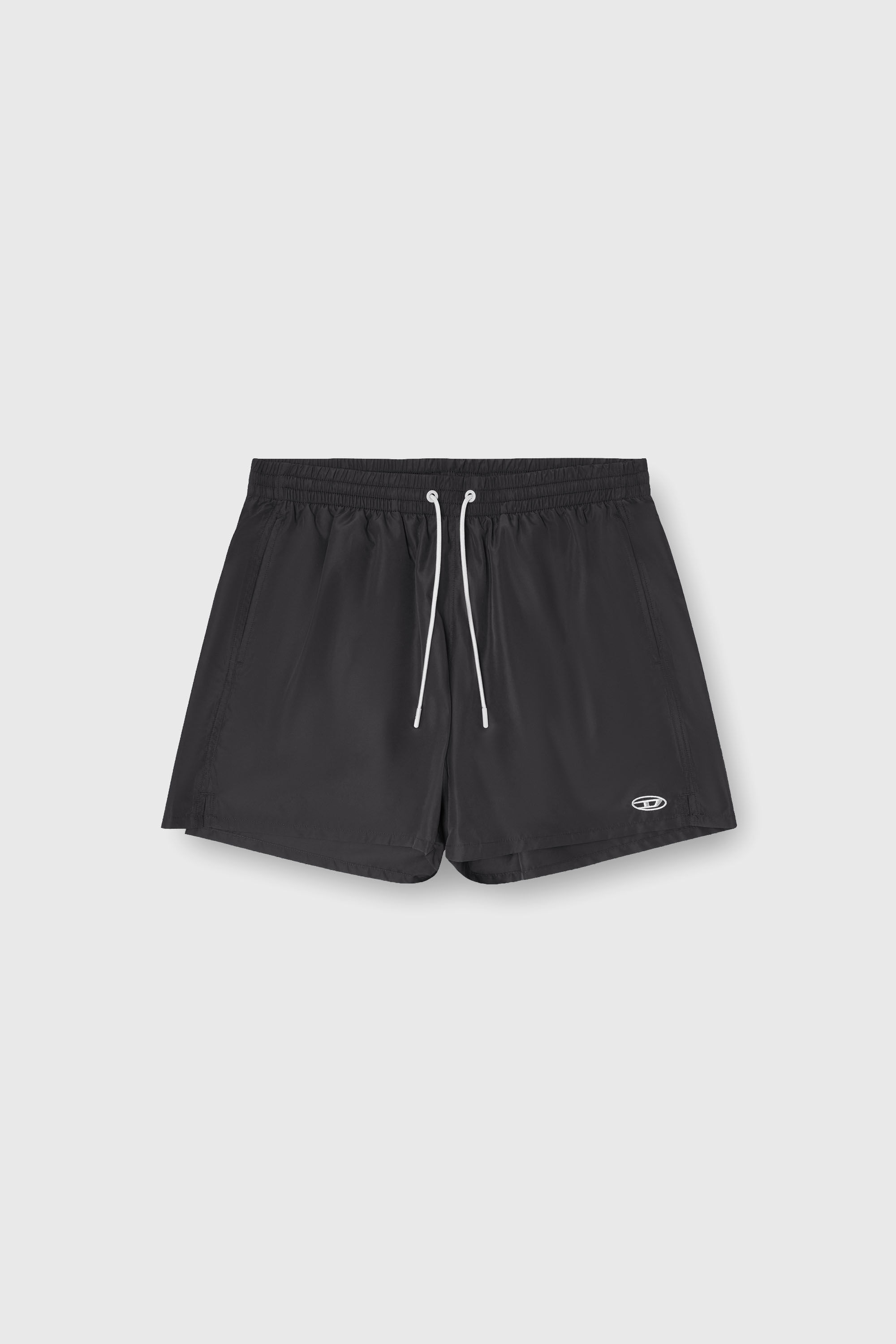 Diesel - GEORGE-41-UTLT, Man's Swim shorts with metallic Oval D logo in Black - 4