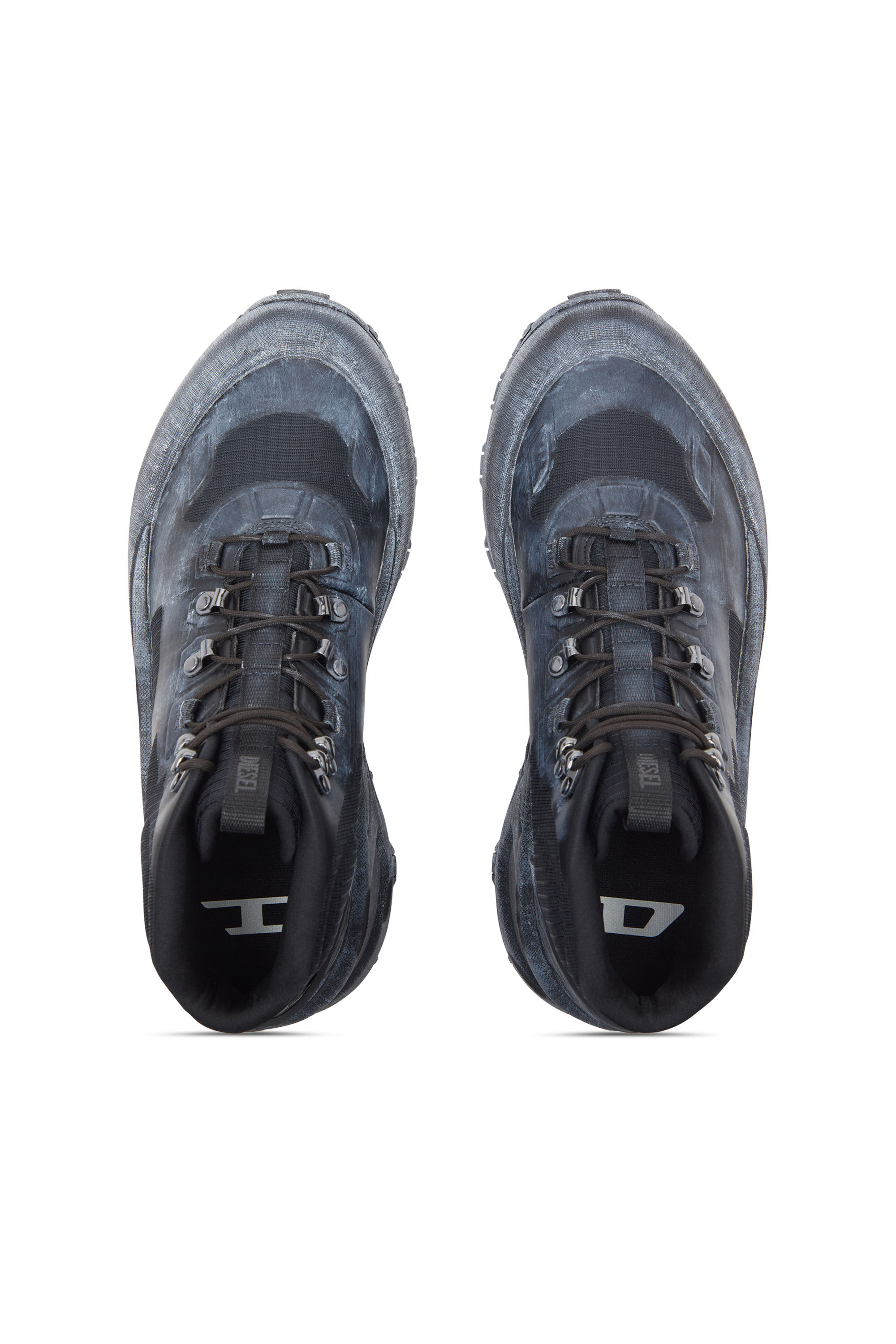 Men's D-Cage Hiking - Sneaker chuncky high-top | Black | Diesel