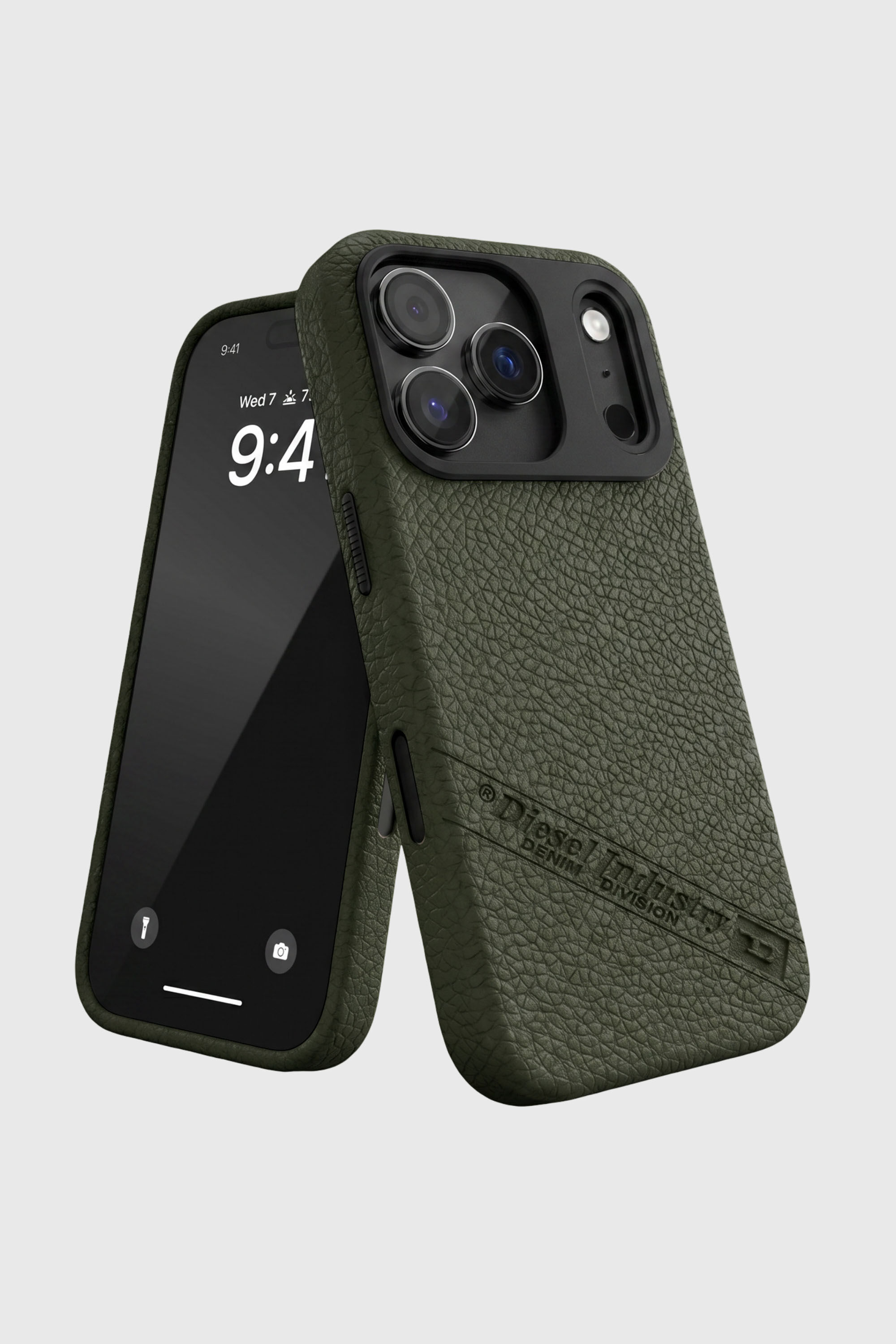 Diesel - 60647 MOULDED CASE, Unisex's Flag D case with MagSafe for iPhone 17 Pro in Dark Green - 6