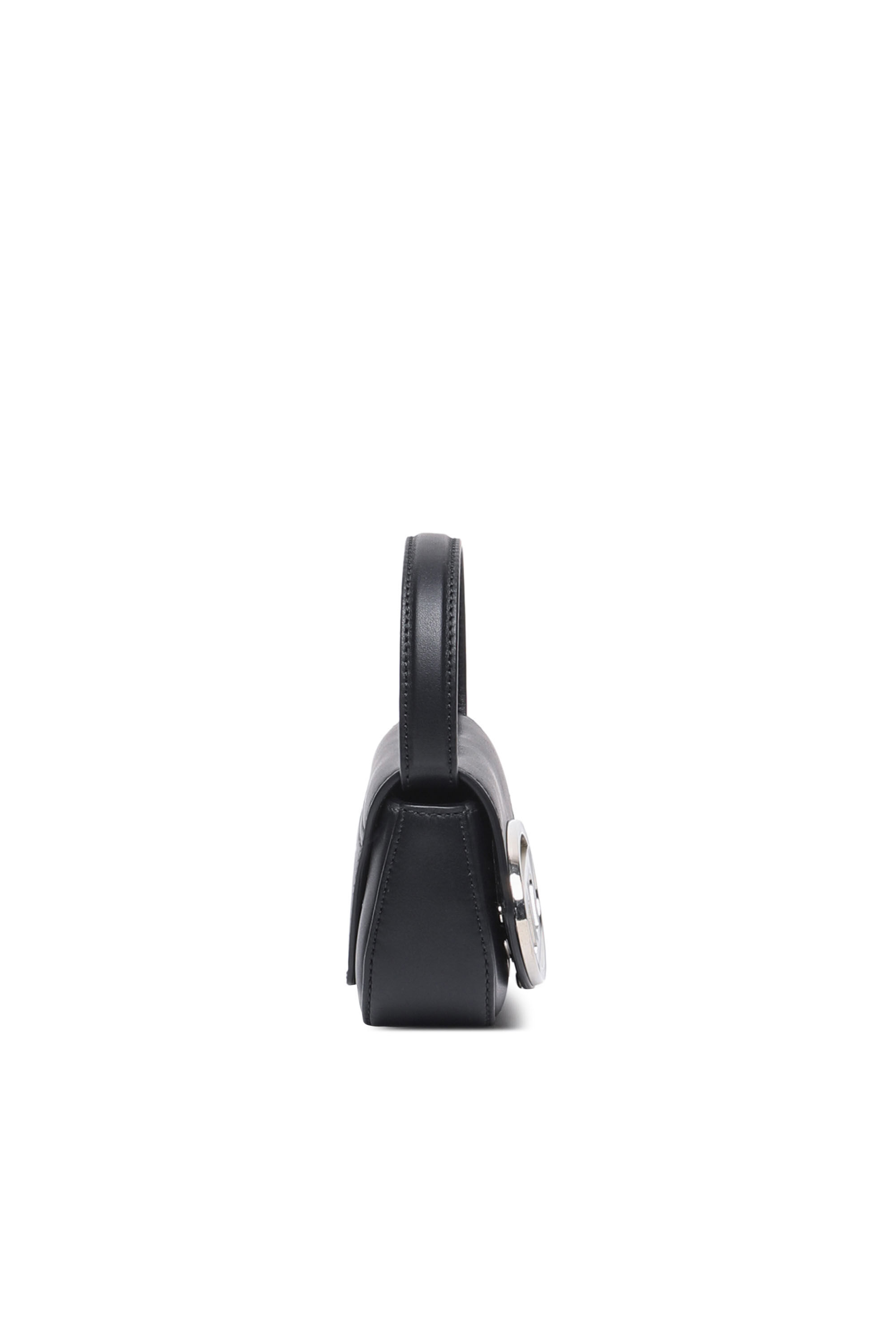 【美品】　DIESEL ショルダー バッグ　1DR XS ブラック Dロゴ 1DR XS Bag Woman: leather mini Bag with D logo plaque | Diesel