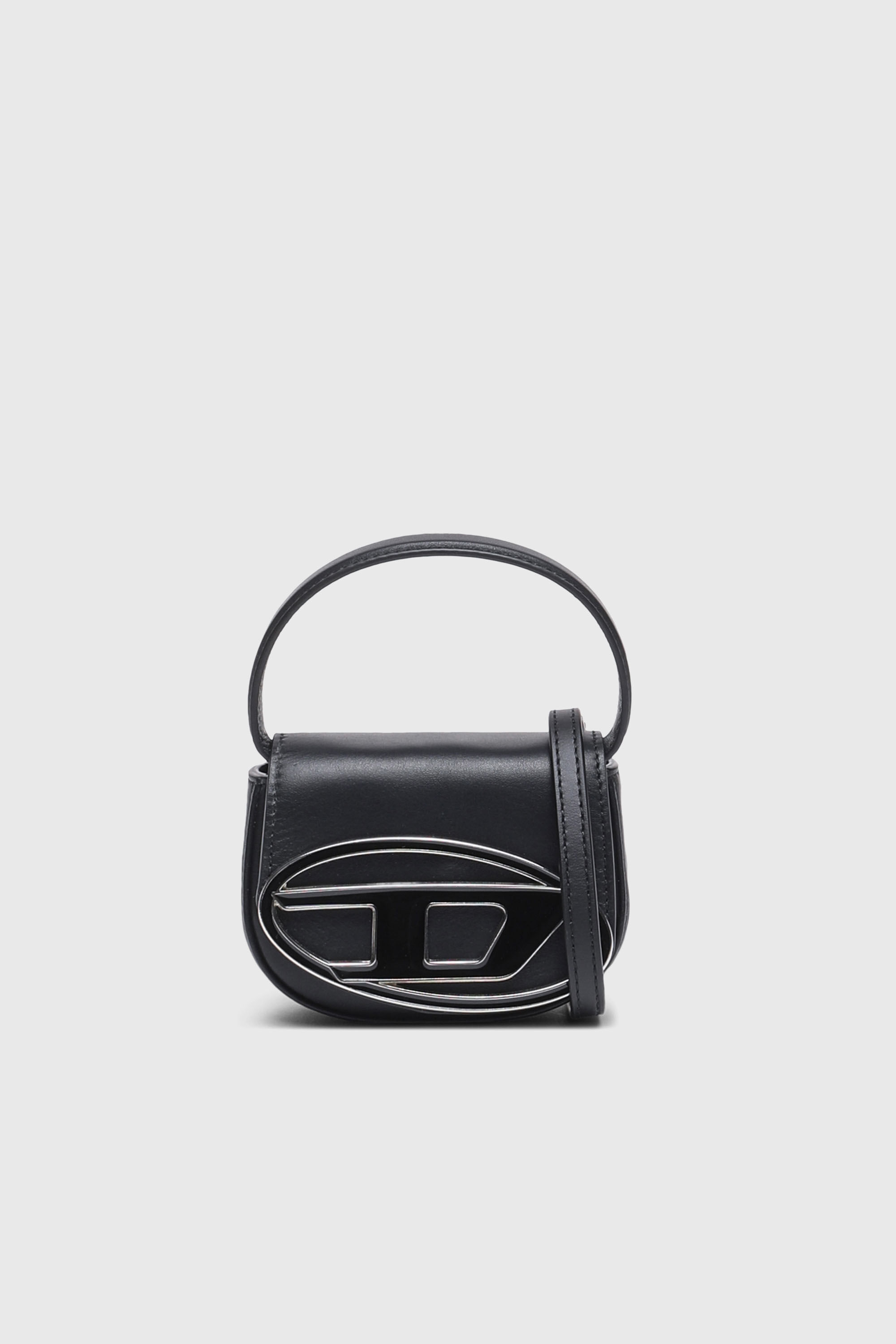 1DR XS Bag Woman: leather mini Bag with D logo plaque | Diesel