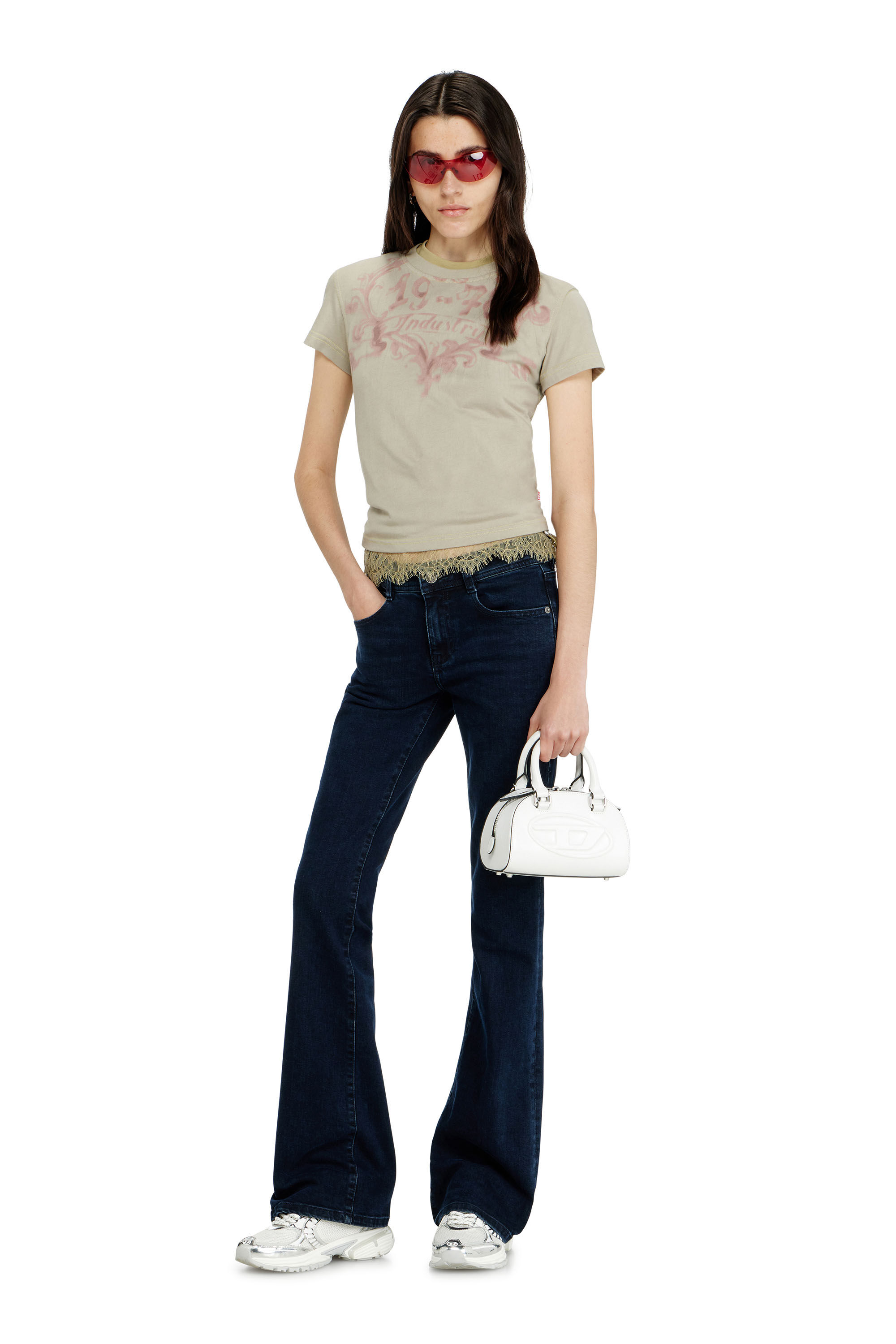 Diesel - Woman's Bootcut Jeans 1969 D-Ebbey 0KBBG, Dark Blue - 1