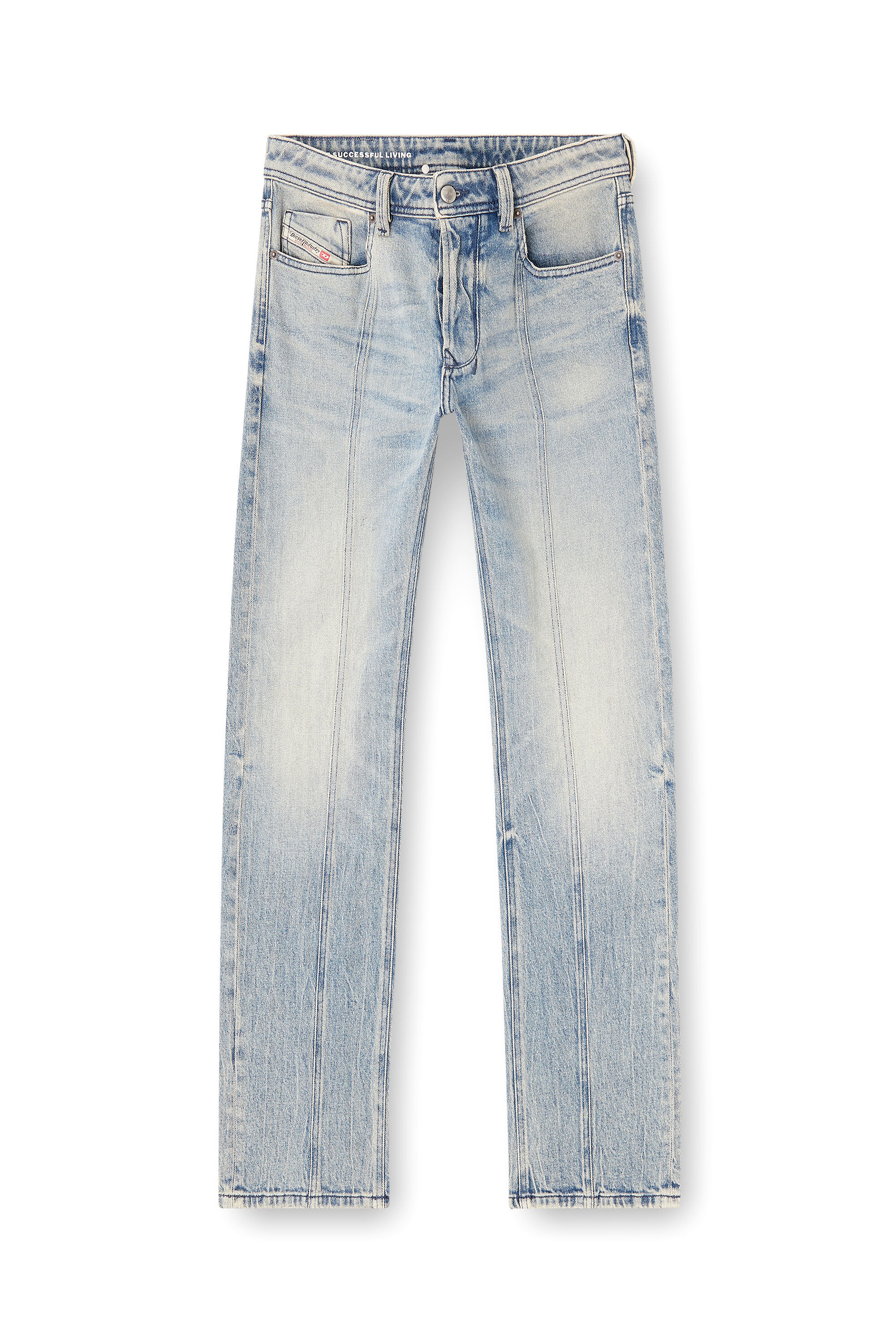 Diesel - Man's Regular Jeans 1985 Larkee 09N55, Light Blue - 2