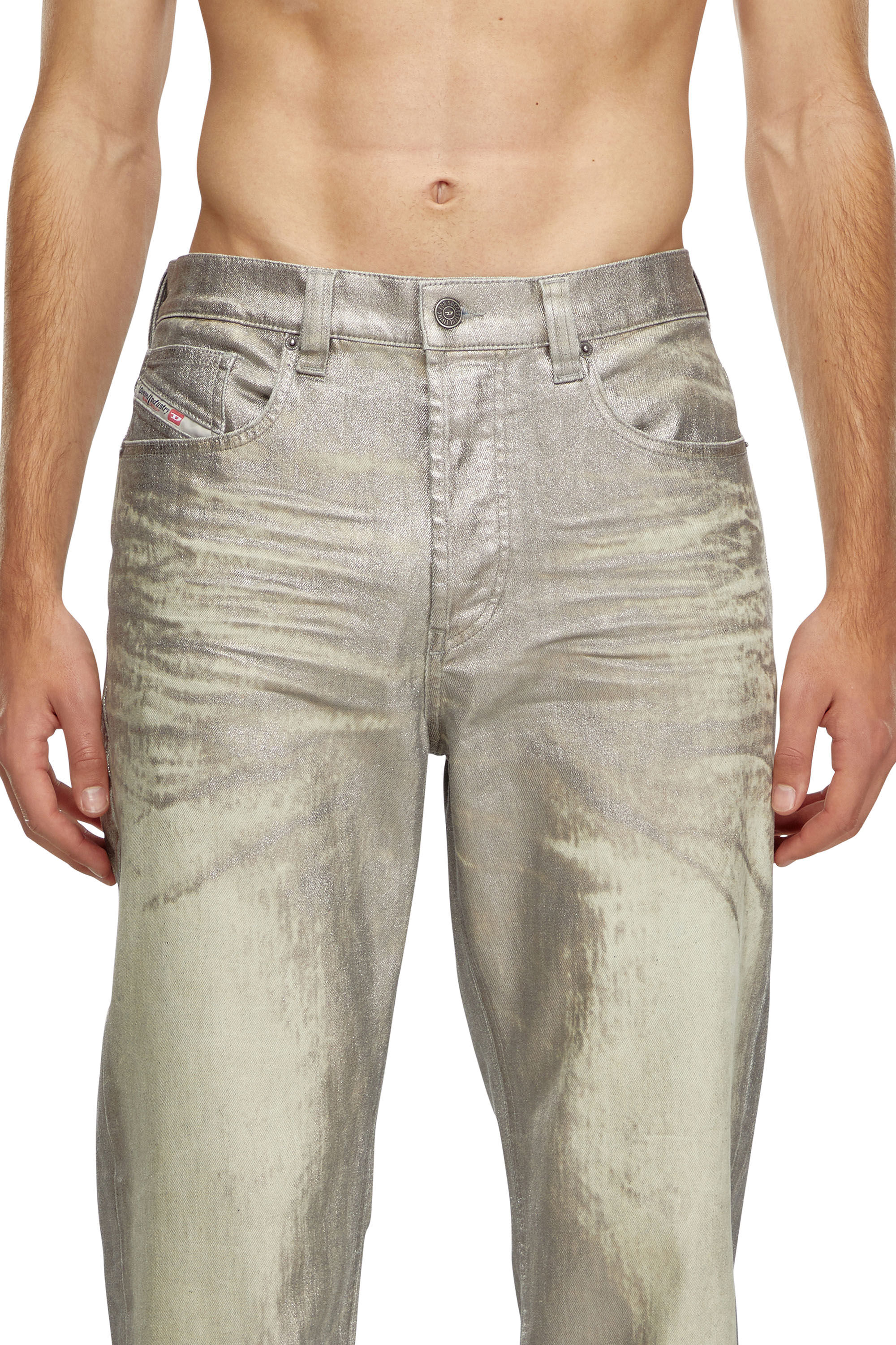 Diesel - Man's Regular Jeans 2024 D-Macs 0CBCZ, Grey - 5