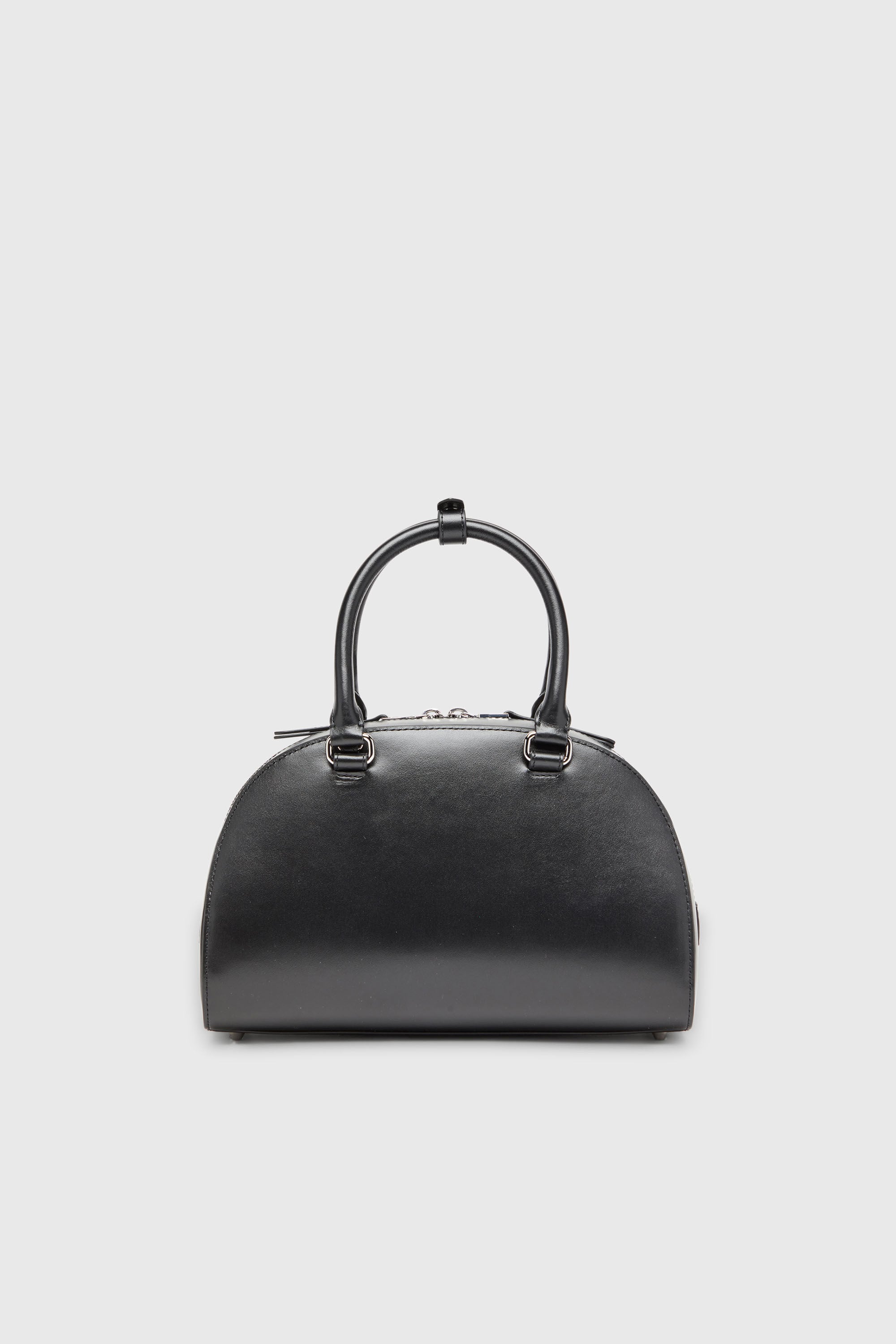 Diesel - 1DR DOME TOP HANDLE, Woman's 1DR Dome-Leather bowling bag in Black - 3