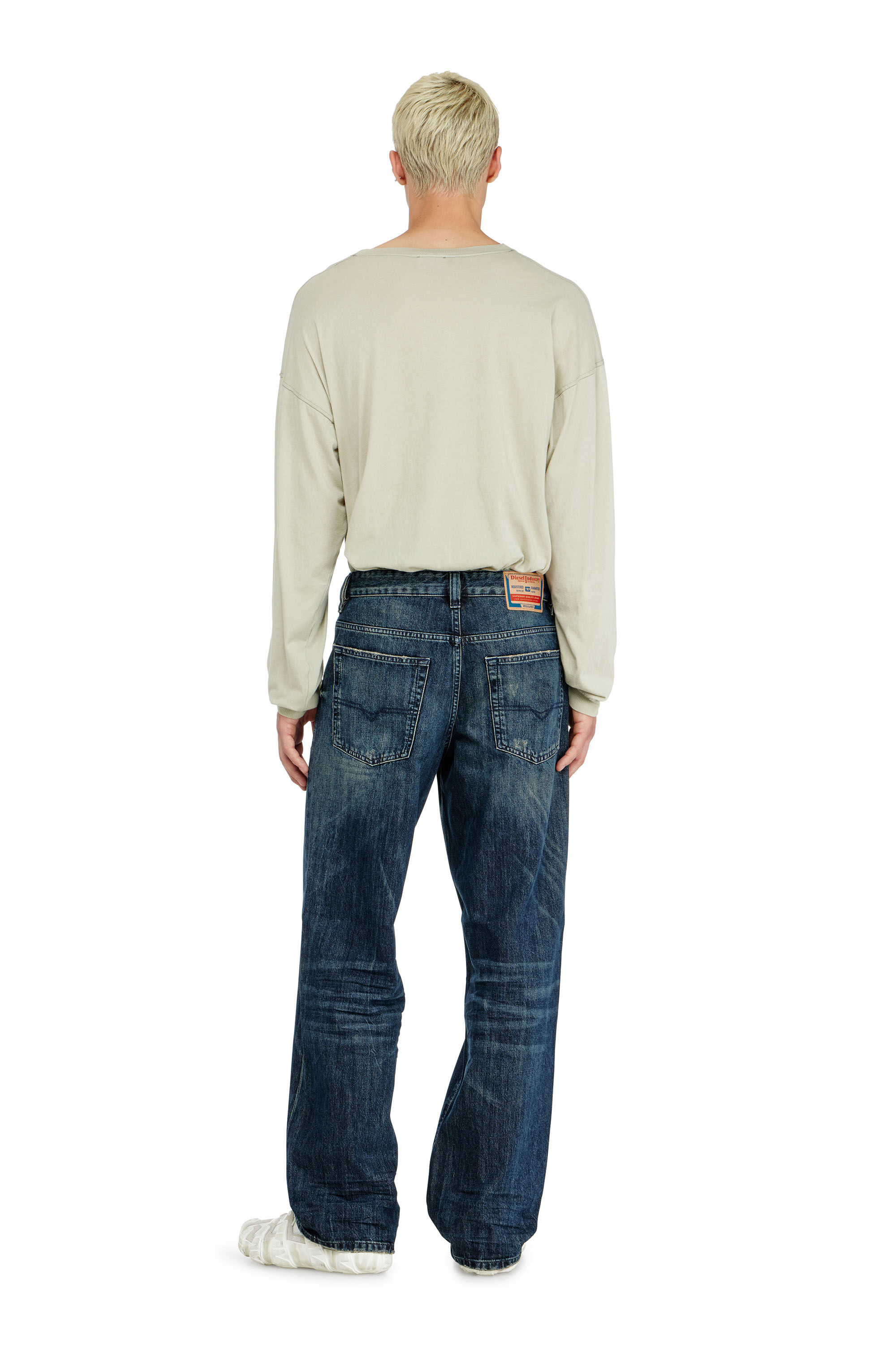 Diesel - Man's Relaxed Jeans 2001 D-Macro 0ADBZ, Dark Blue - 3