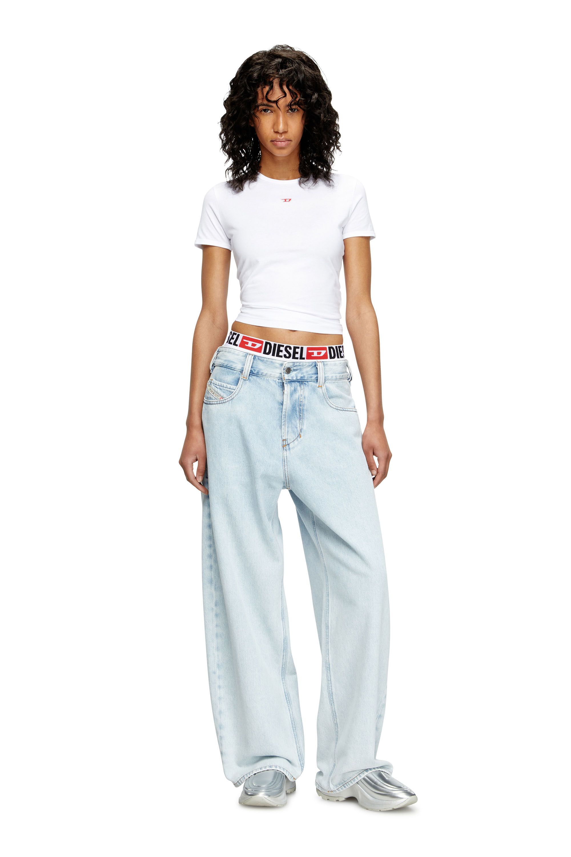 Diesel - Unisex's Relaxed Jeans 1997 D-Enim-M 09M74, Light Blue - 7