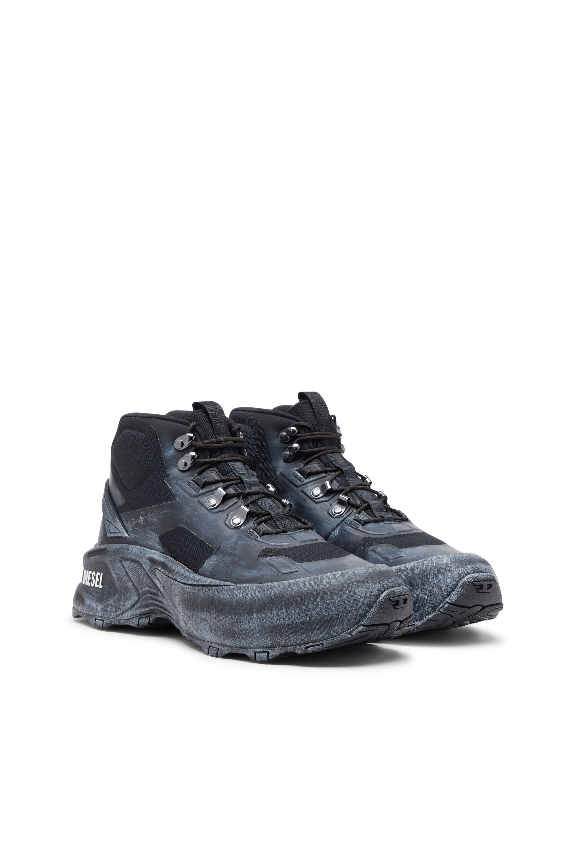 Men's D-Cage Hiking - Sneaker chuncky high-top | Black | Diesel