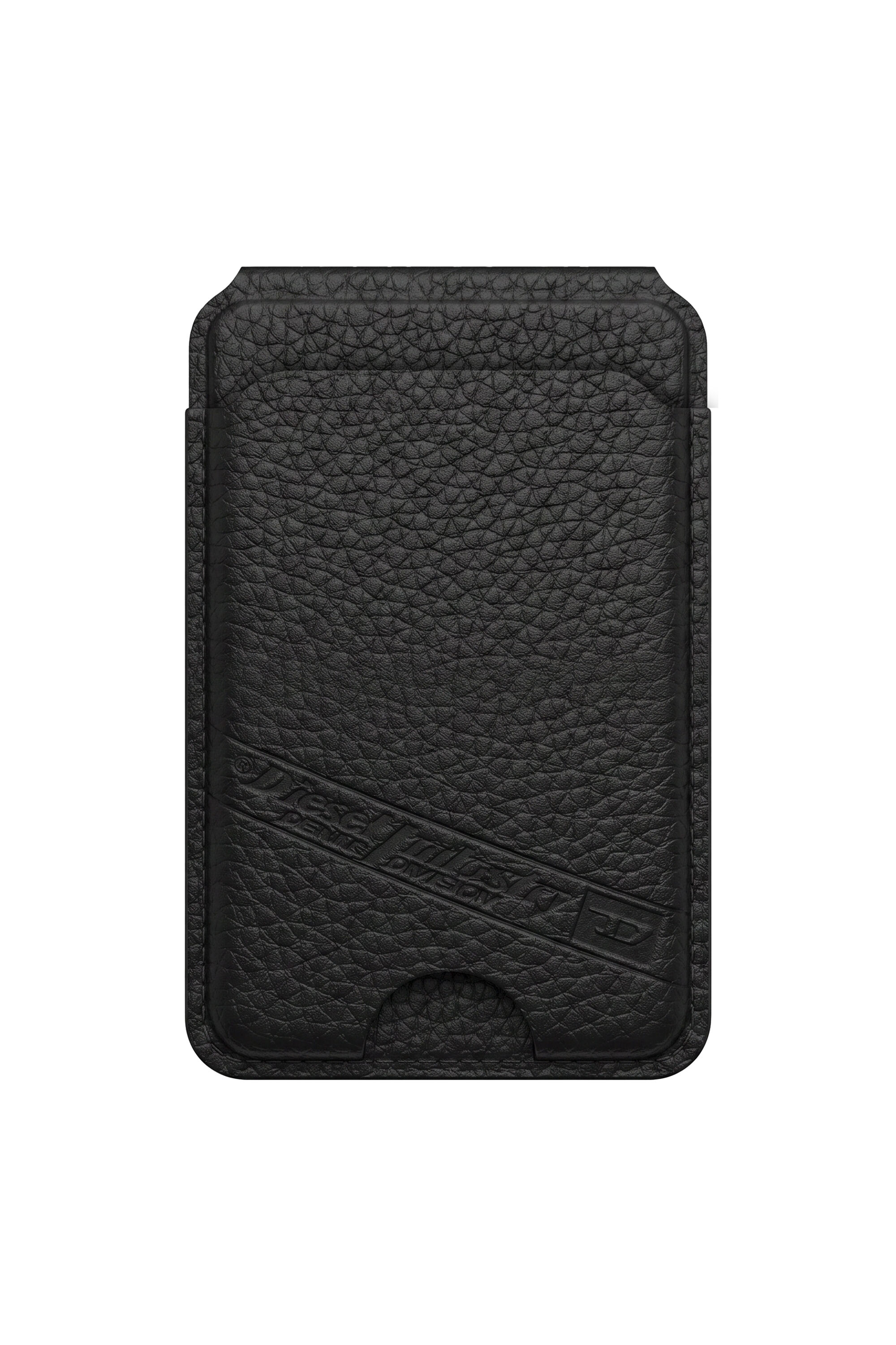 Diesel - 60649 CARD HOLDER, Unisex's Flag D MagSafe card holder in Black - 6