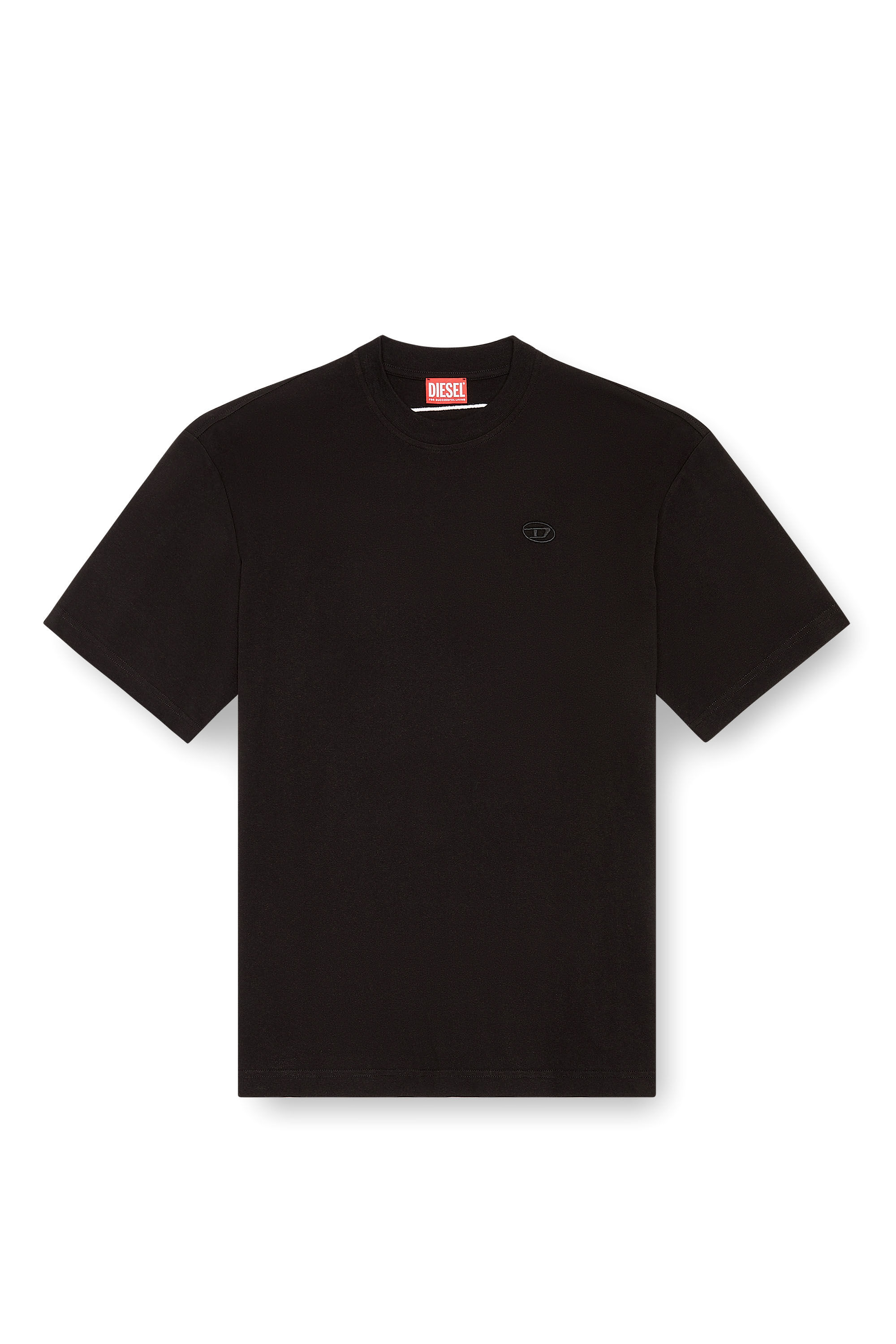 DIESEL ロゴプリント Tシャツ 黒 diesel-135_01.jpg