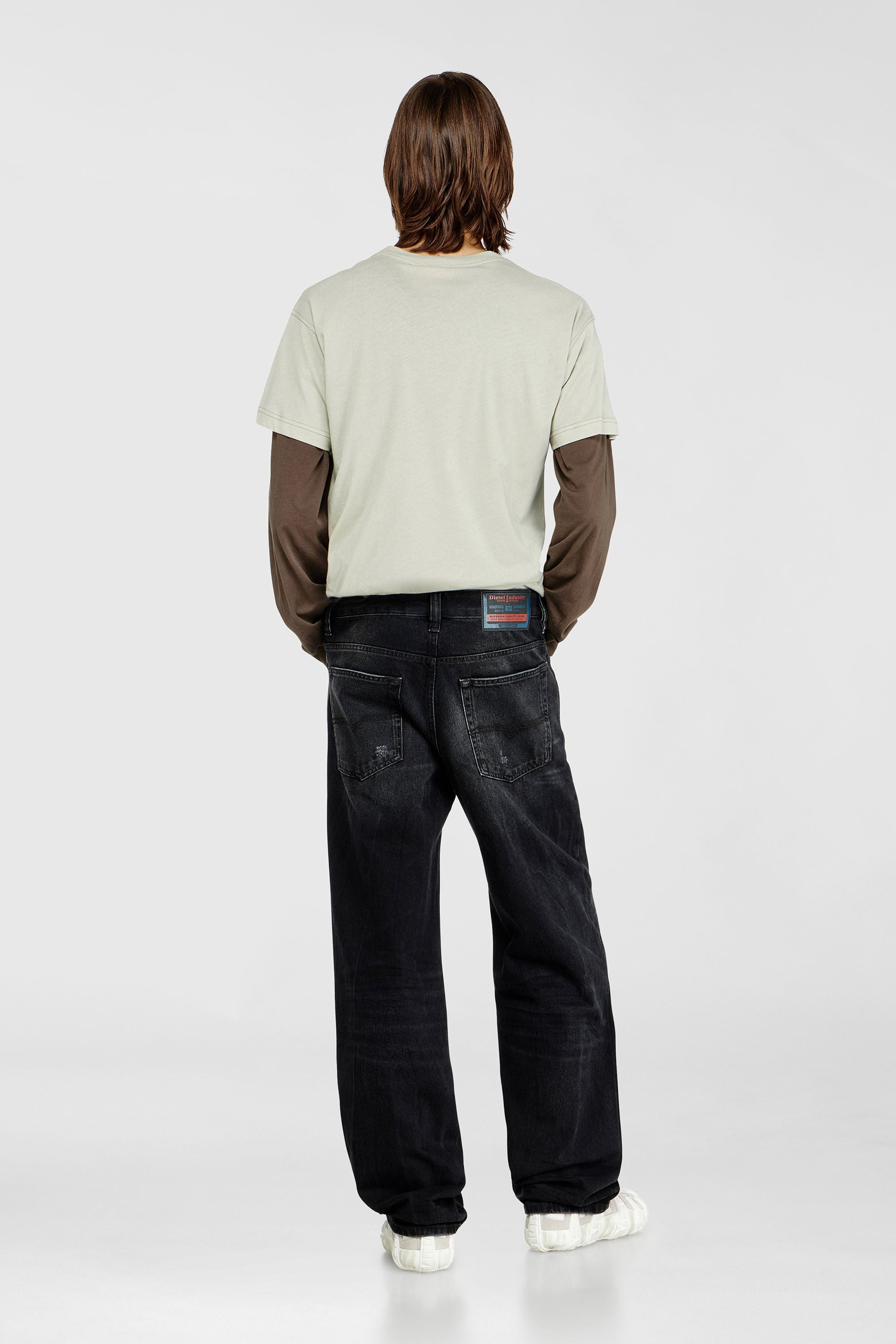 Diesel - Man's Relaxed Jeans 2001 D-Macro 0BEBB, Black - 3