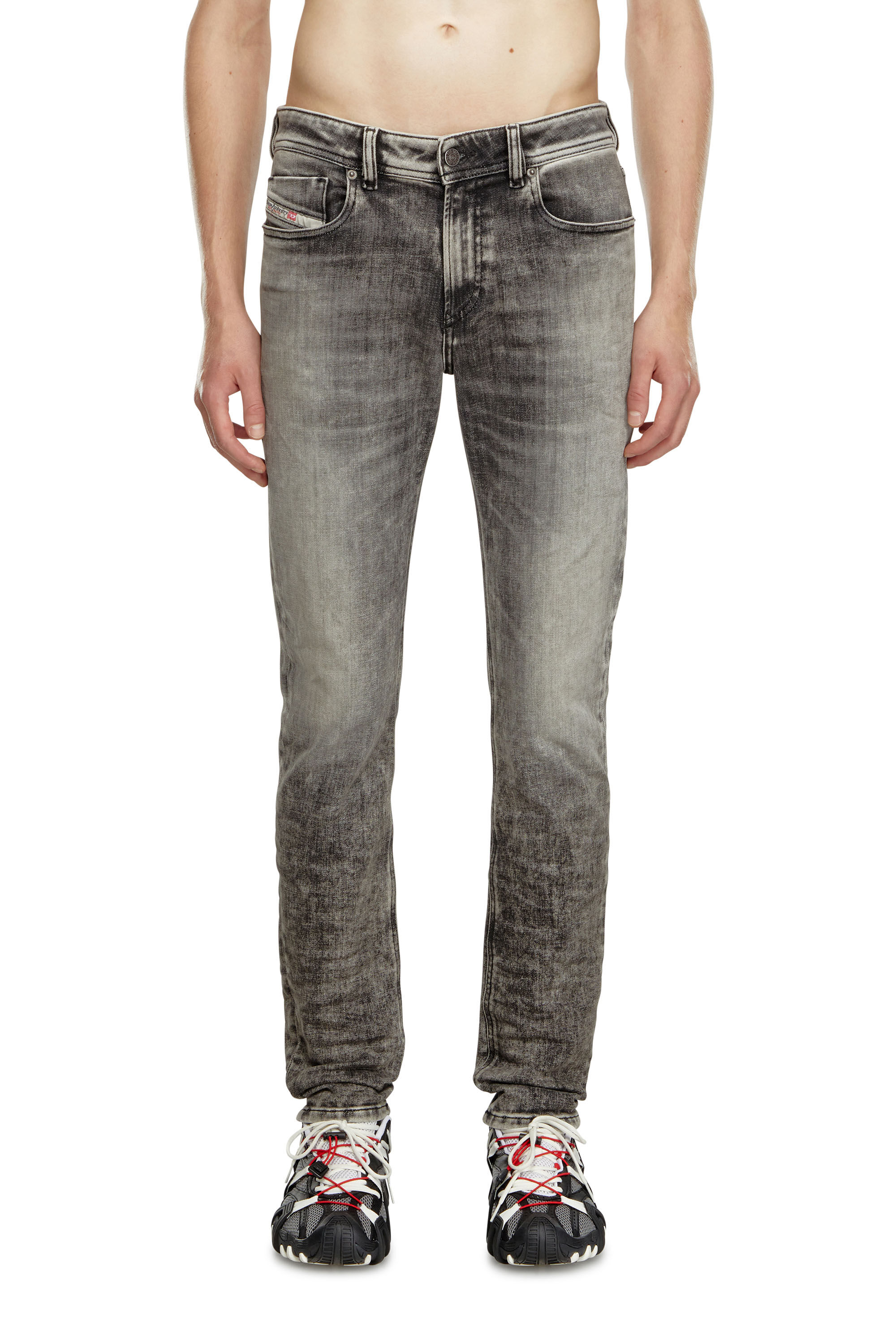 Diesel - Man Skinny Jeans 1979 Sleenker 09J28, Grey - Image 3