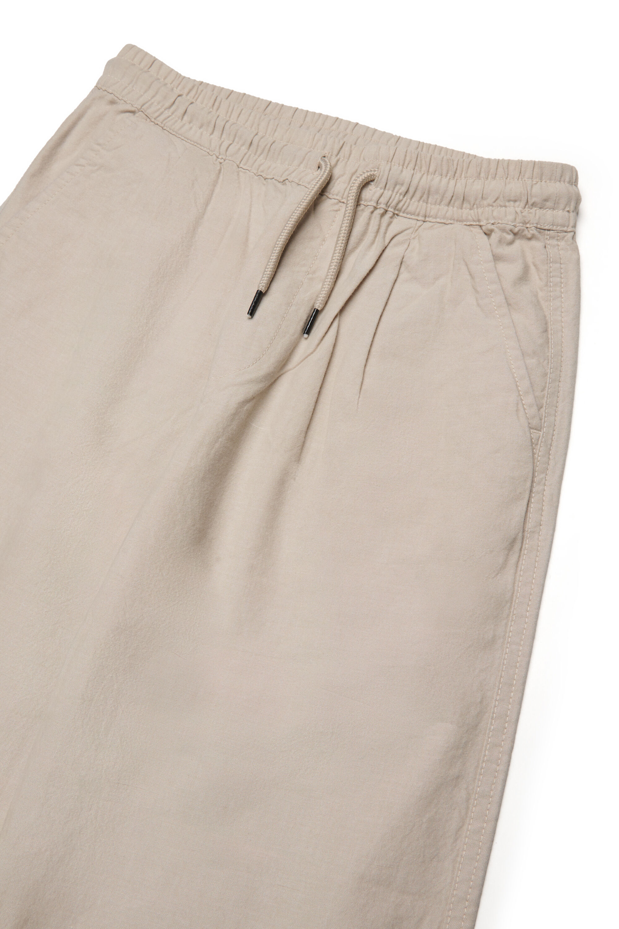 Diesel - PCALLY, Man's Sweat pants with drawstring waist in Beige - 3