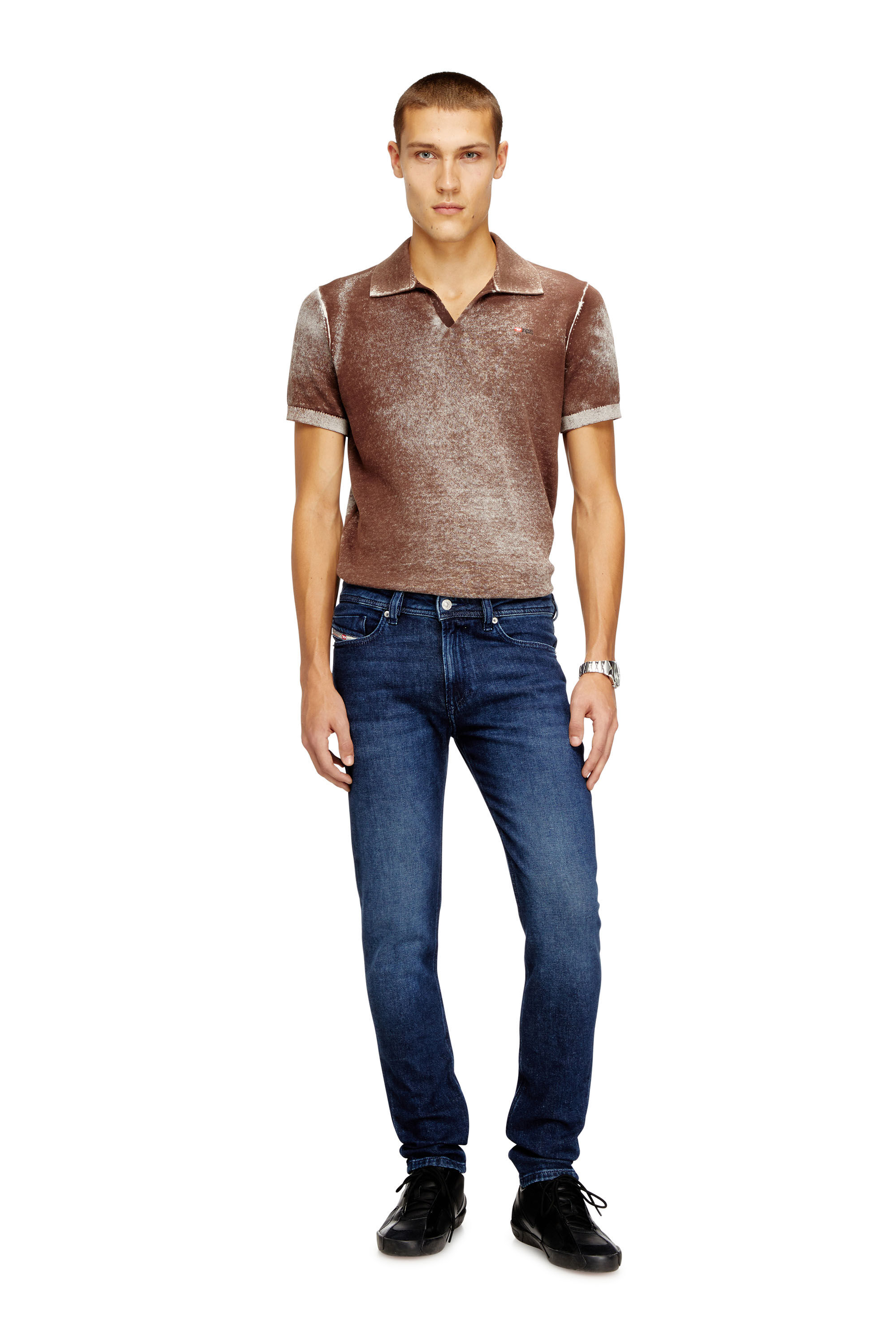 パンツ diesel brown skinny coating Men's Skinny Jeans | Low Waist 1979 SleenkerDark Blue | Diesel RO