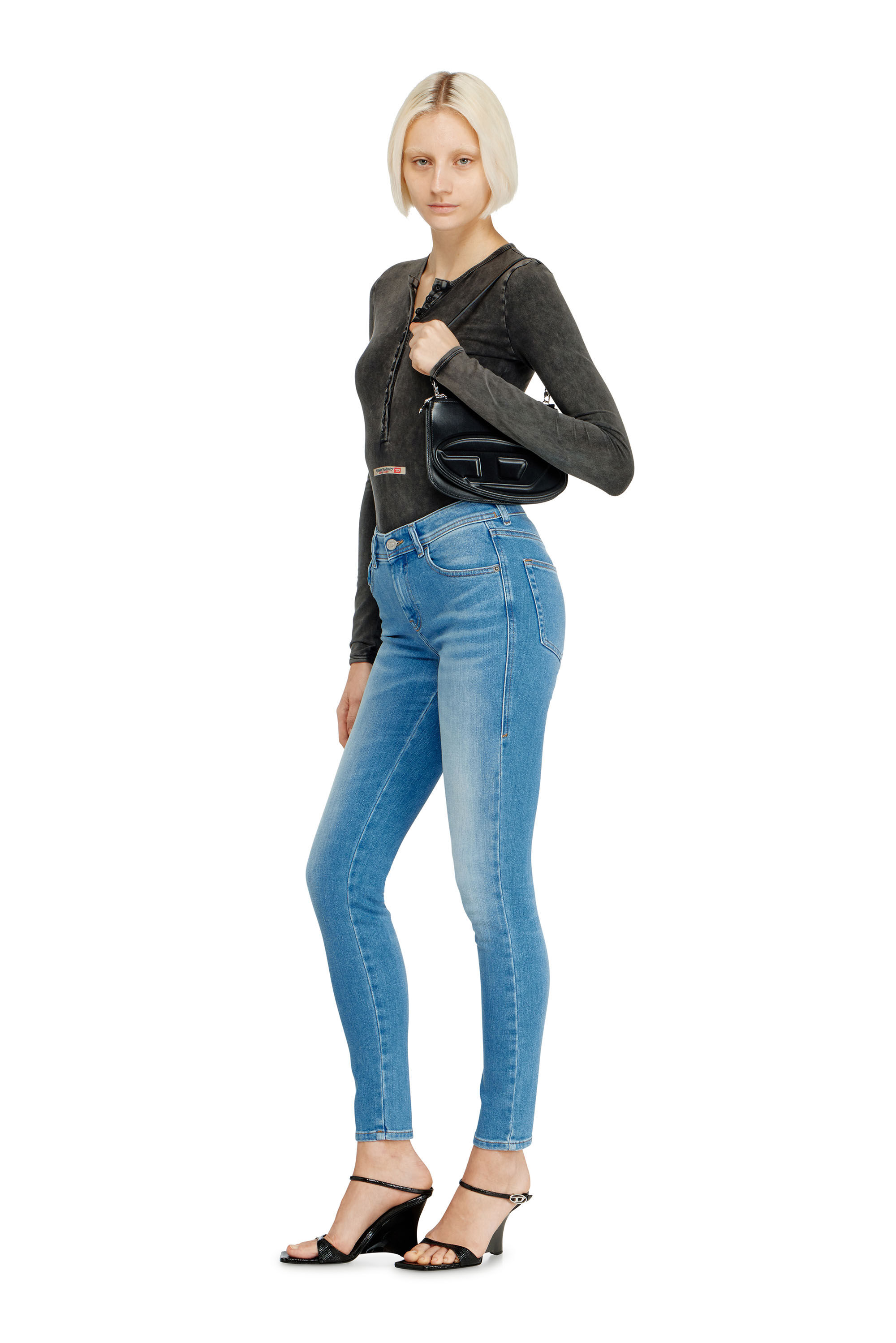 DIESEL レザー ボディバッグ フェード ブラウン y2k archive DIESEL archive レザーバッグ y2k grunge brown｜Yahoo!フリマ（旧