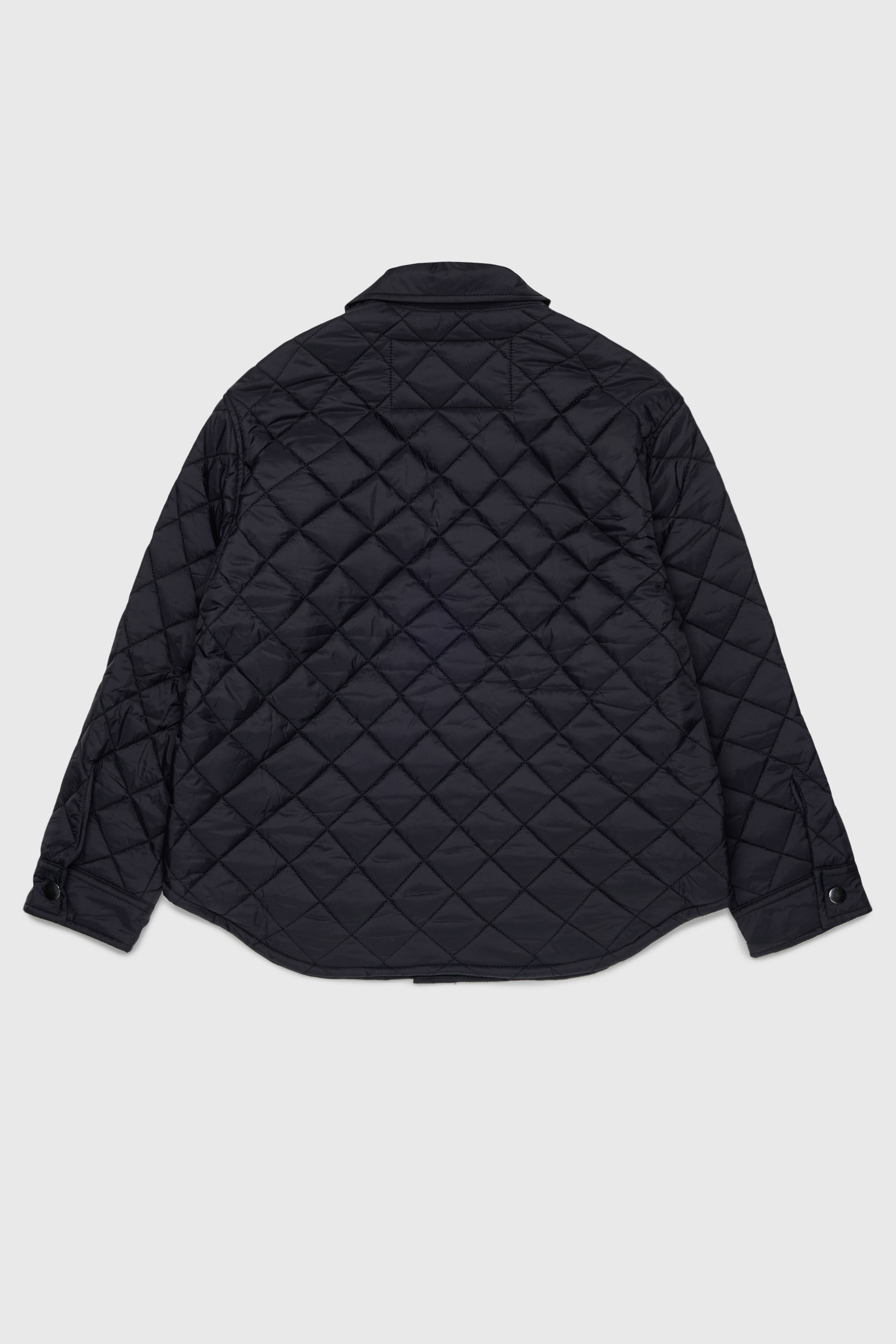 Diesel - JMONTY, Unisex's Shirt jacket in quilted nylon in Black - 2