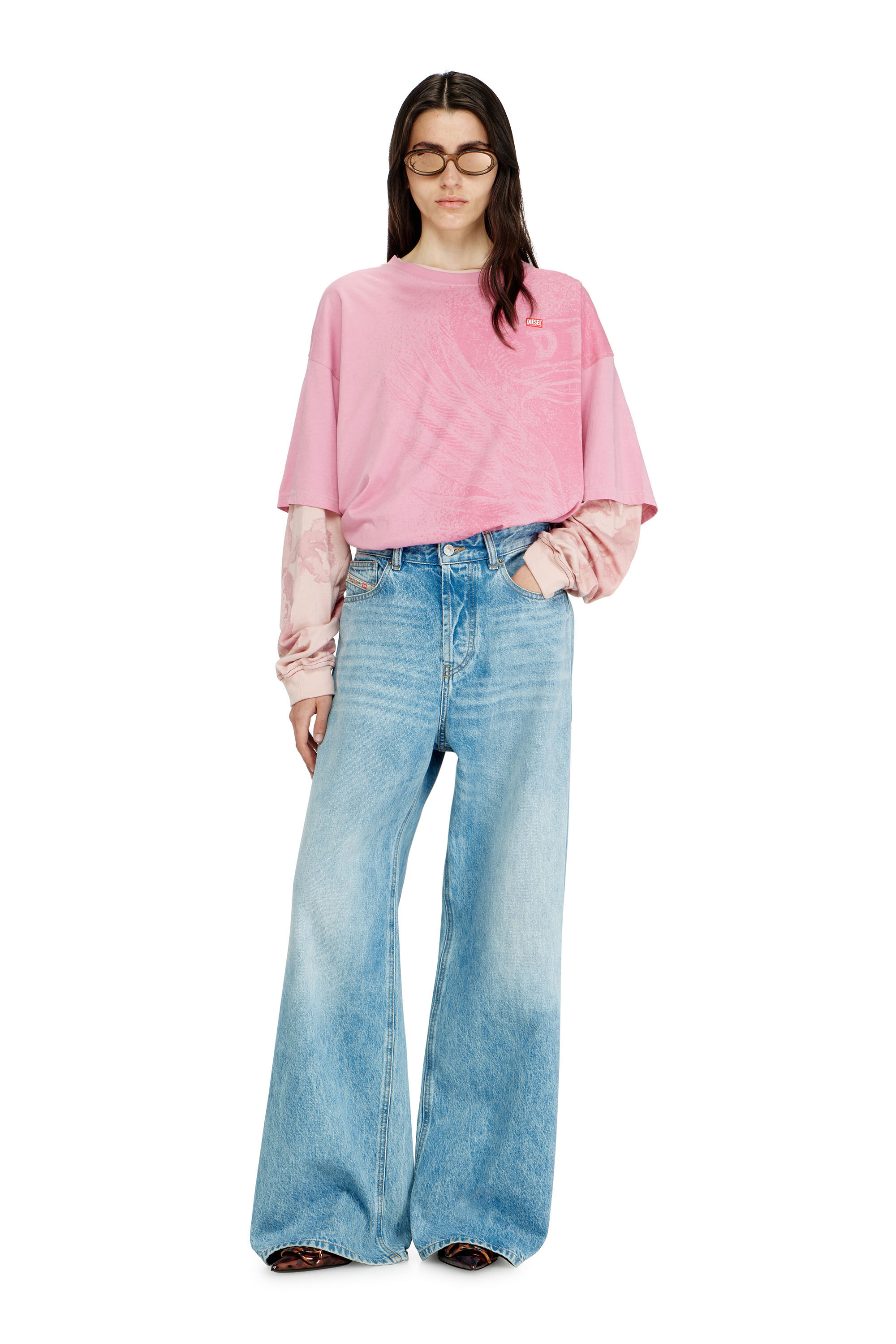 Women's Relaxed Jeans | Light blue | Diesel 1996 D-Sire Women's Relaxed Jeans | Light blue | Diesel 1996 D-Sire