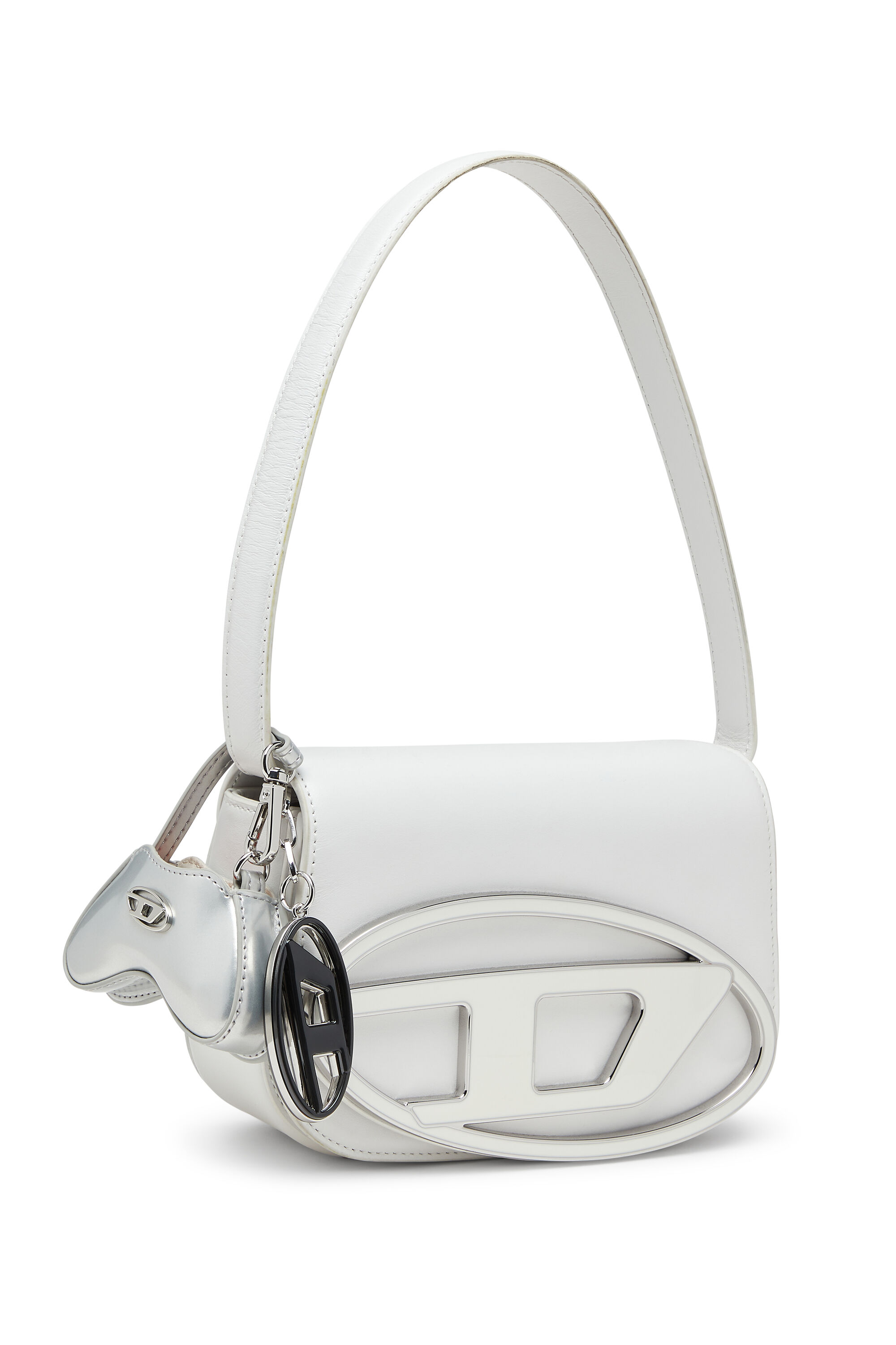 DIESEL 1DR POD shoulder BAG ショルダーバッグ Women's 1DR-Iconic shoulder bag in nappa leather | White | Diesel