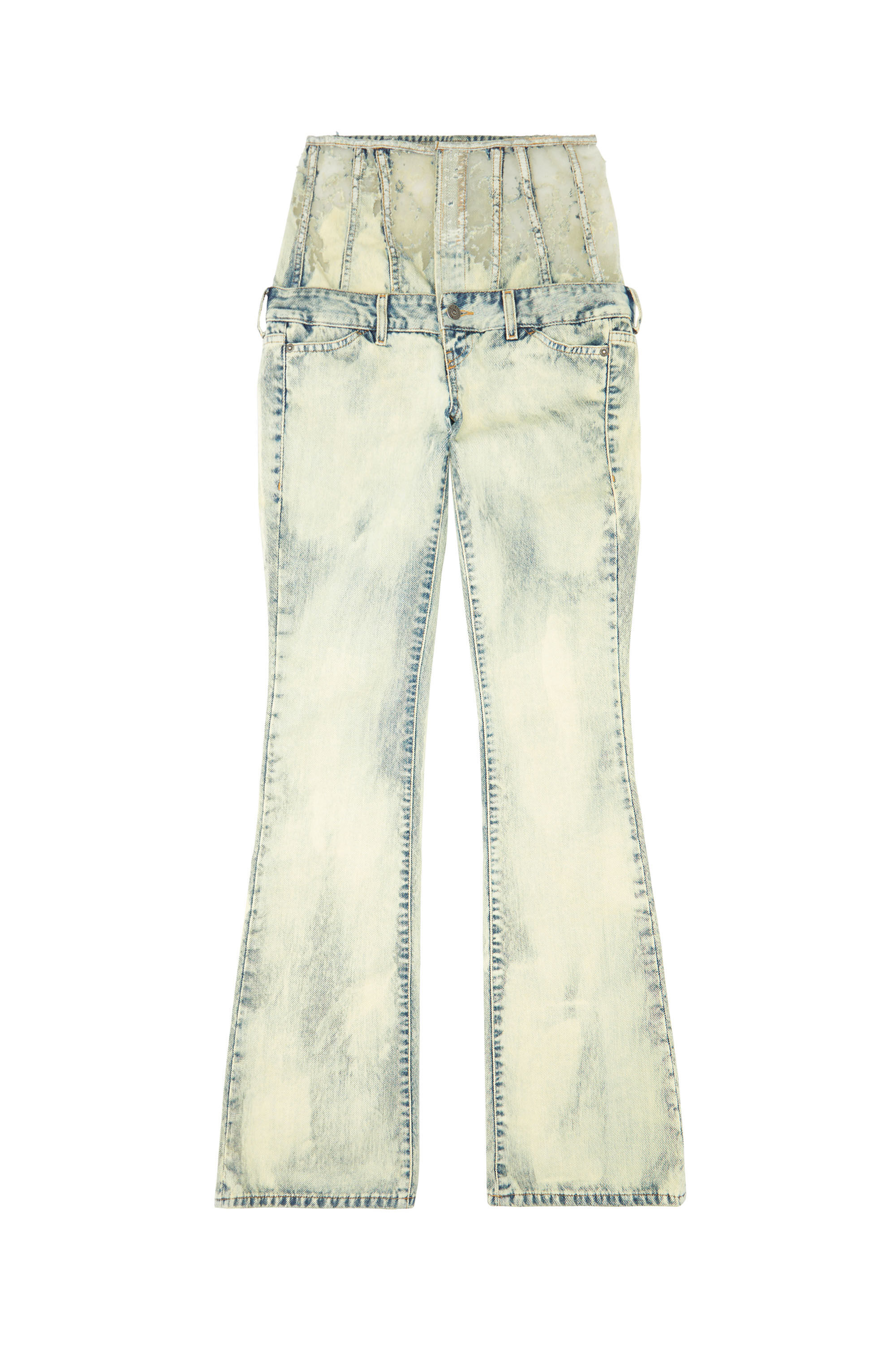 Diesel - 1969 D-Ebbey 068GP Bootcut and Flare Jeans, Light Blue - Image 2
