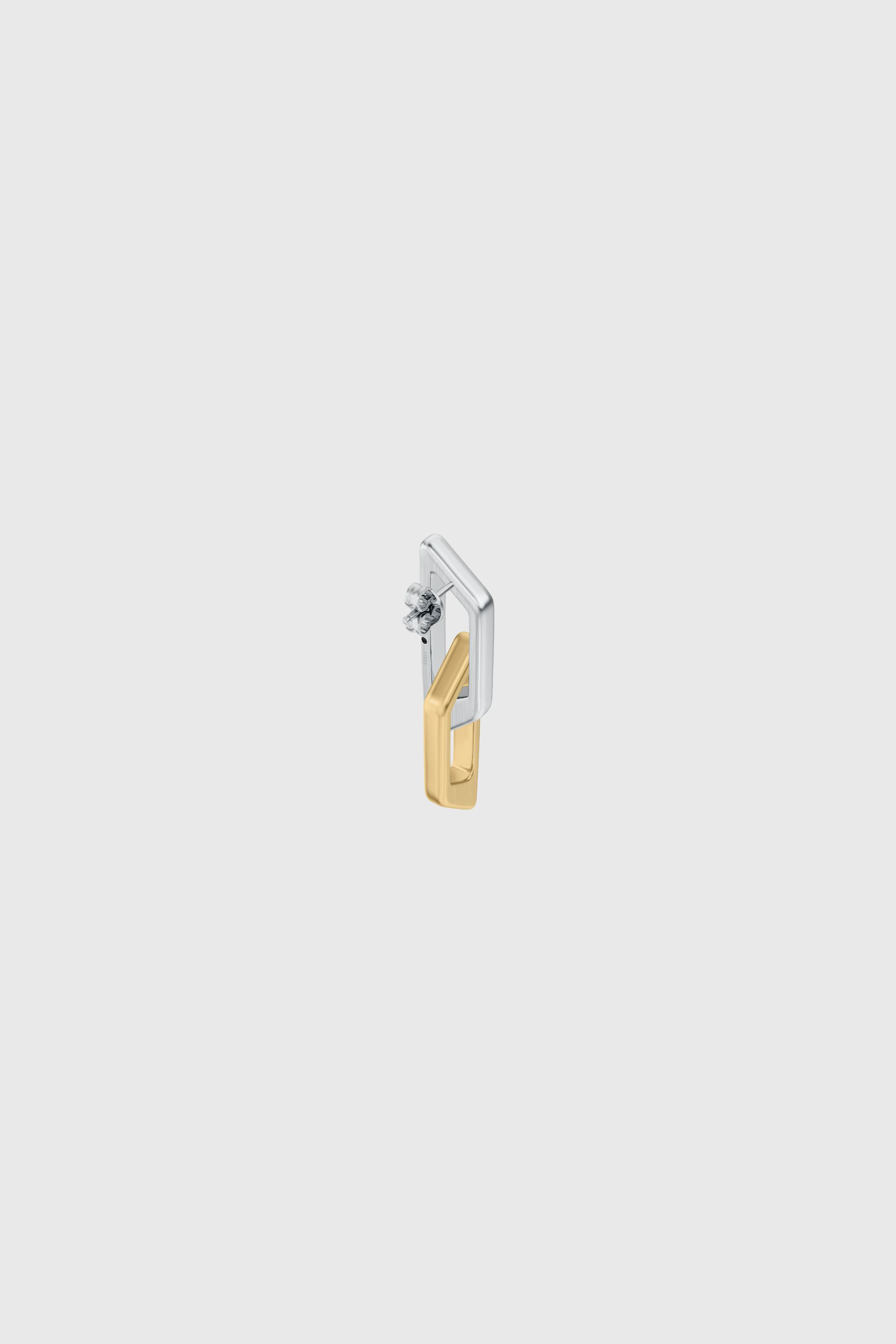 Diesel - DX1685931  JEWELLERY, Unisex's Stainless steel drop earring in Silver/Gold - 3